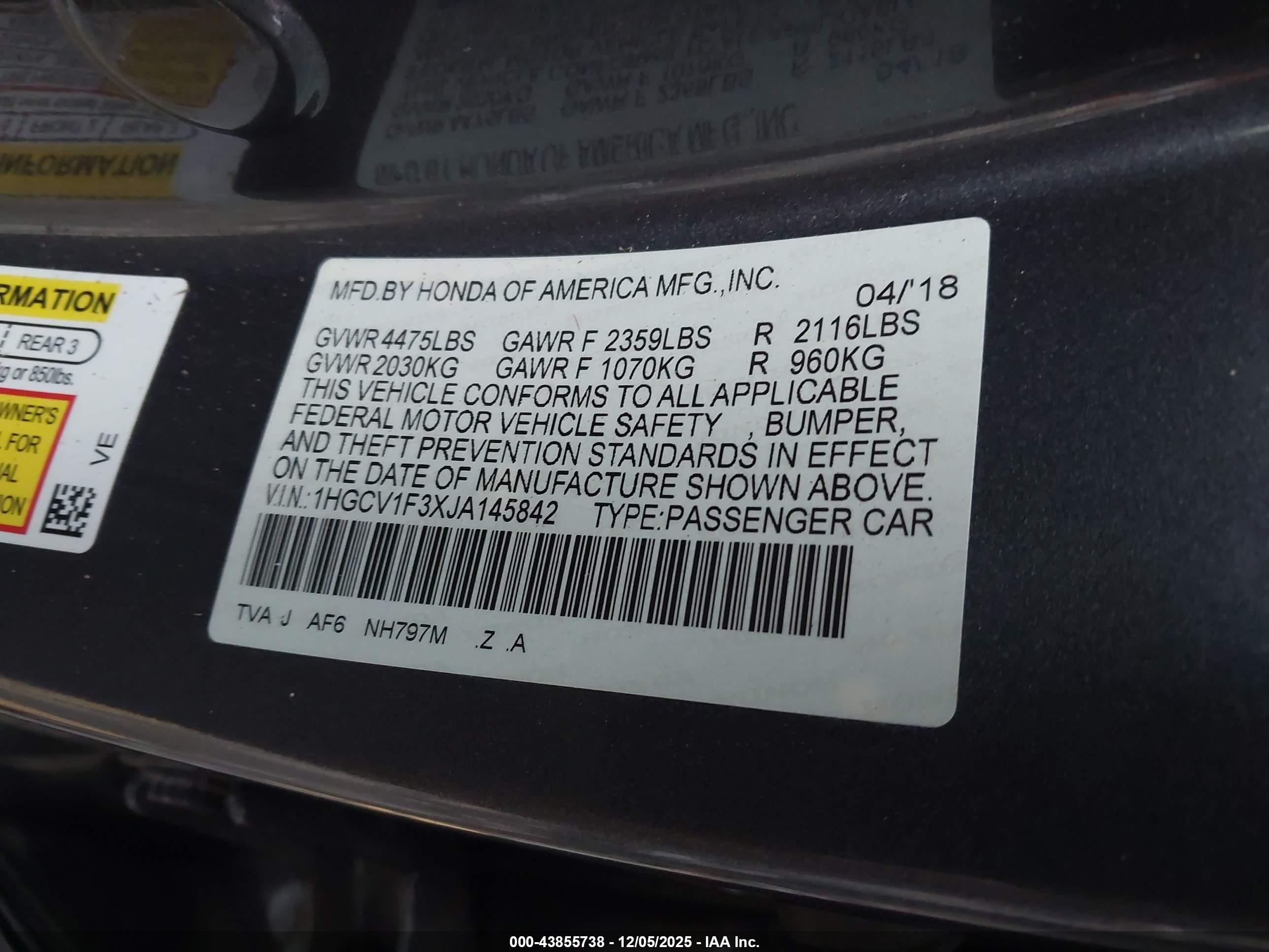 HONDA ACCORD image 9