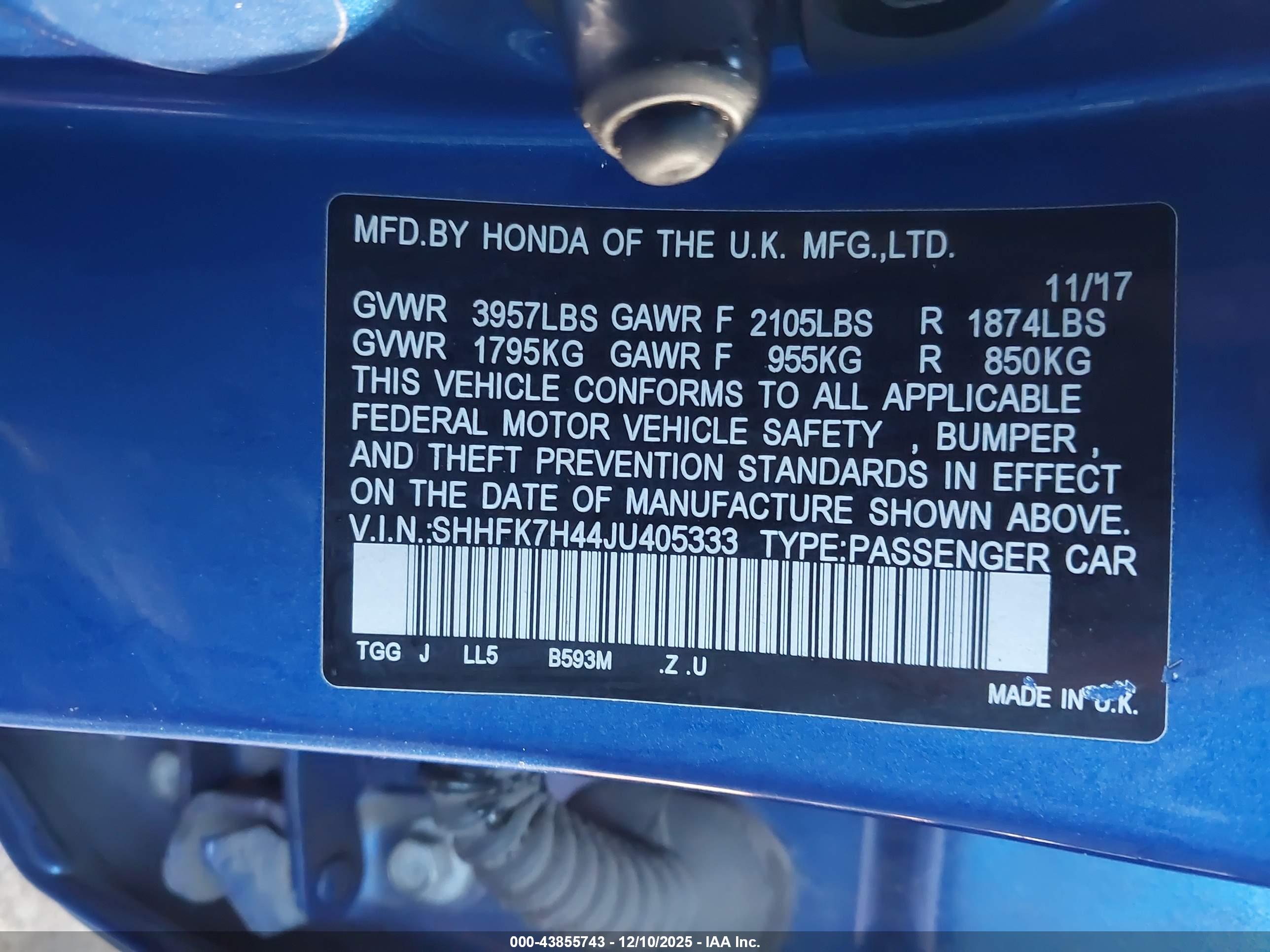 HONDA CIVIC image 9