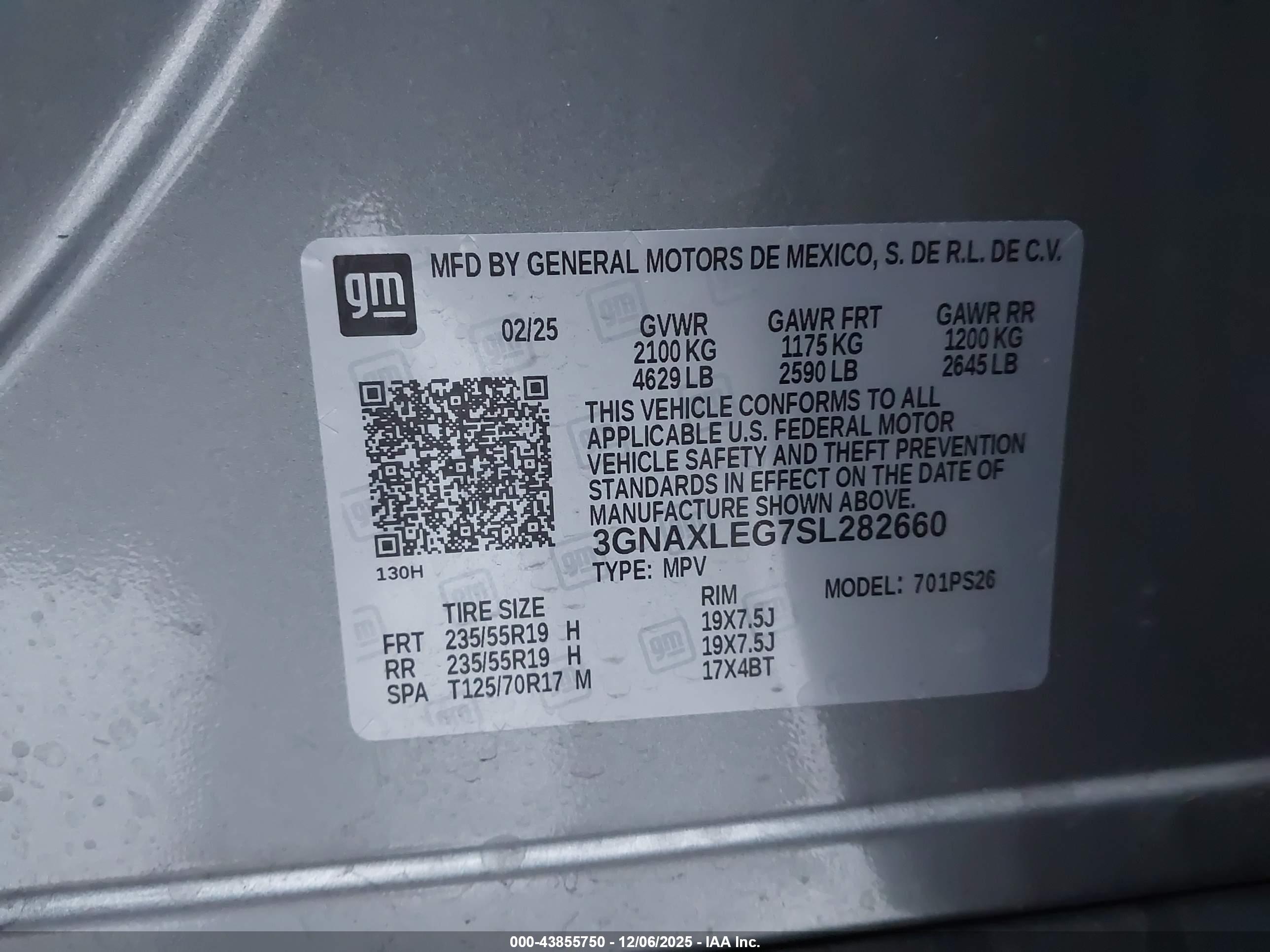 CHEVROLET EQUINOX image 9