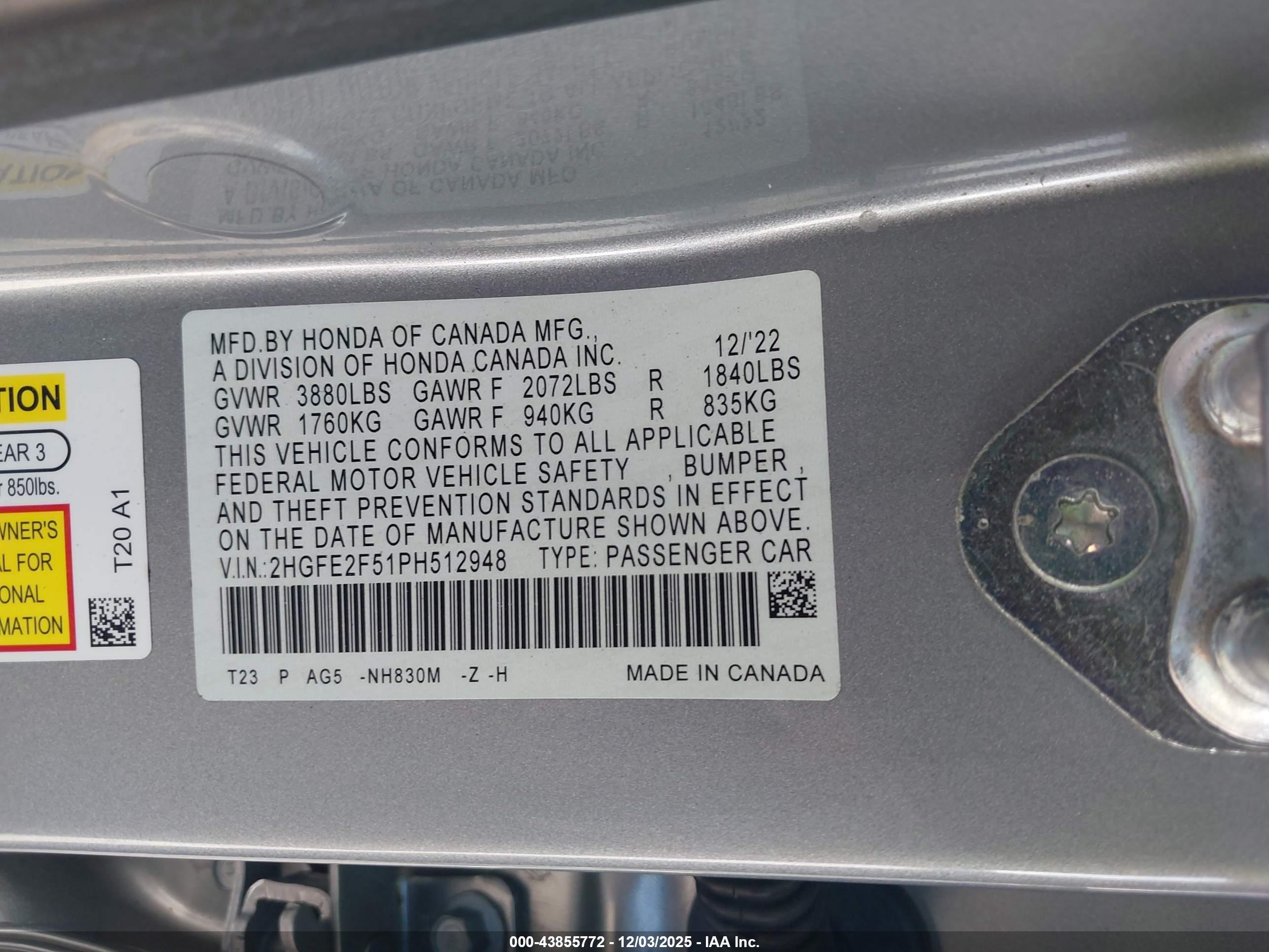 HONDA CIVIC image 9