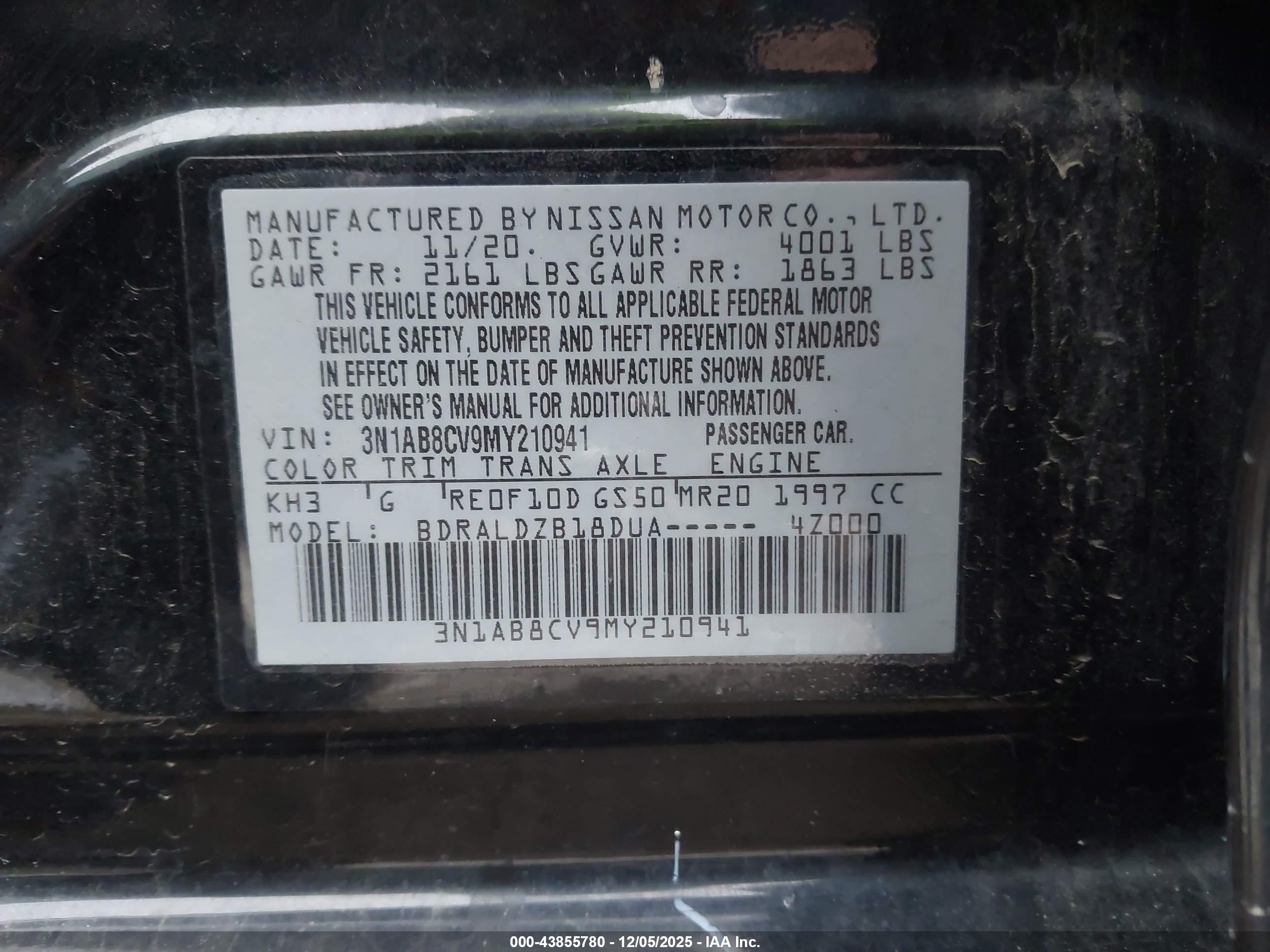 NISSAN SENTRA image 9