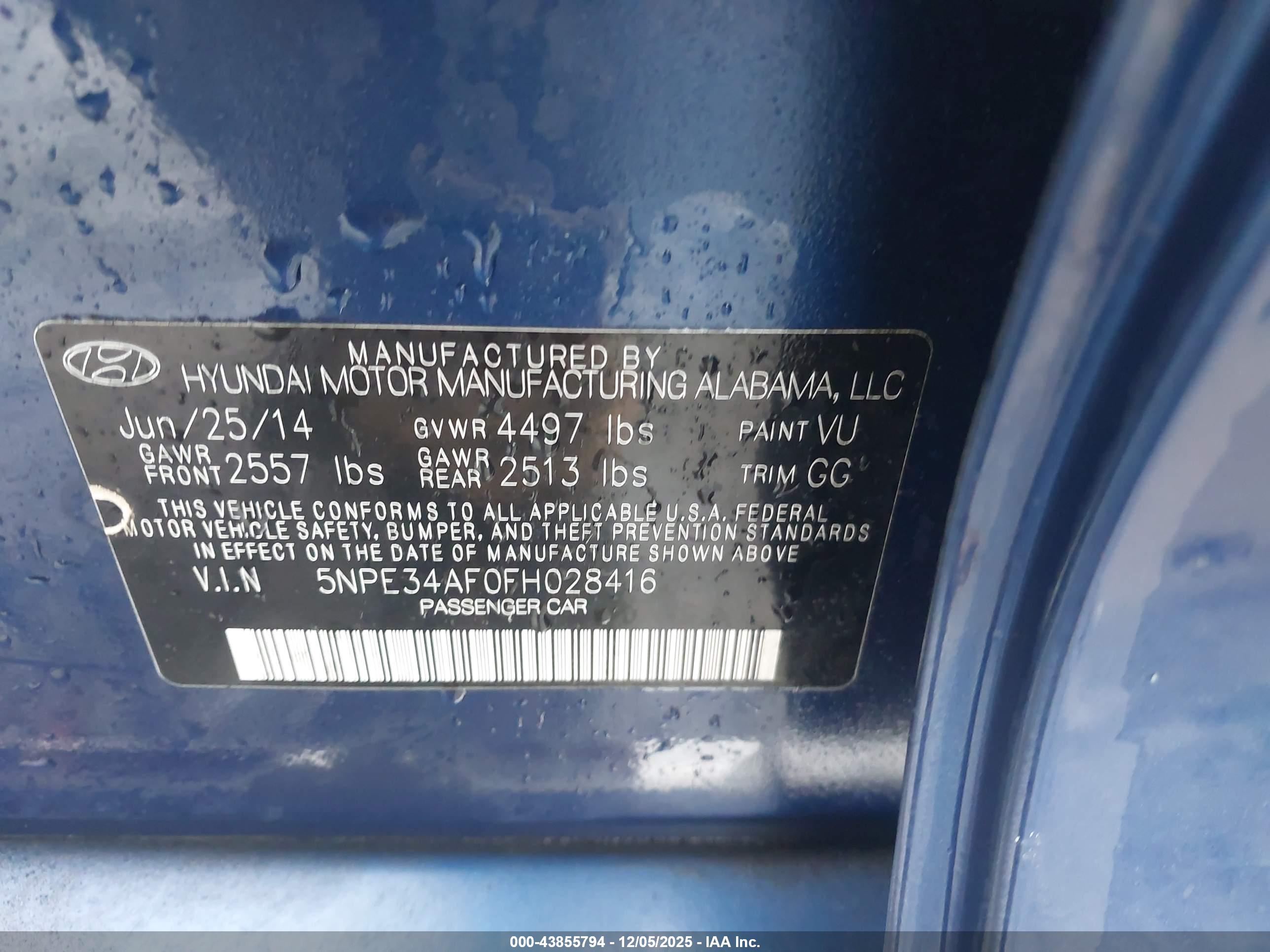 HYUNDAI SONATA image 9