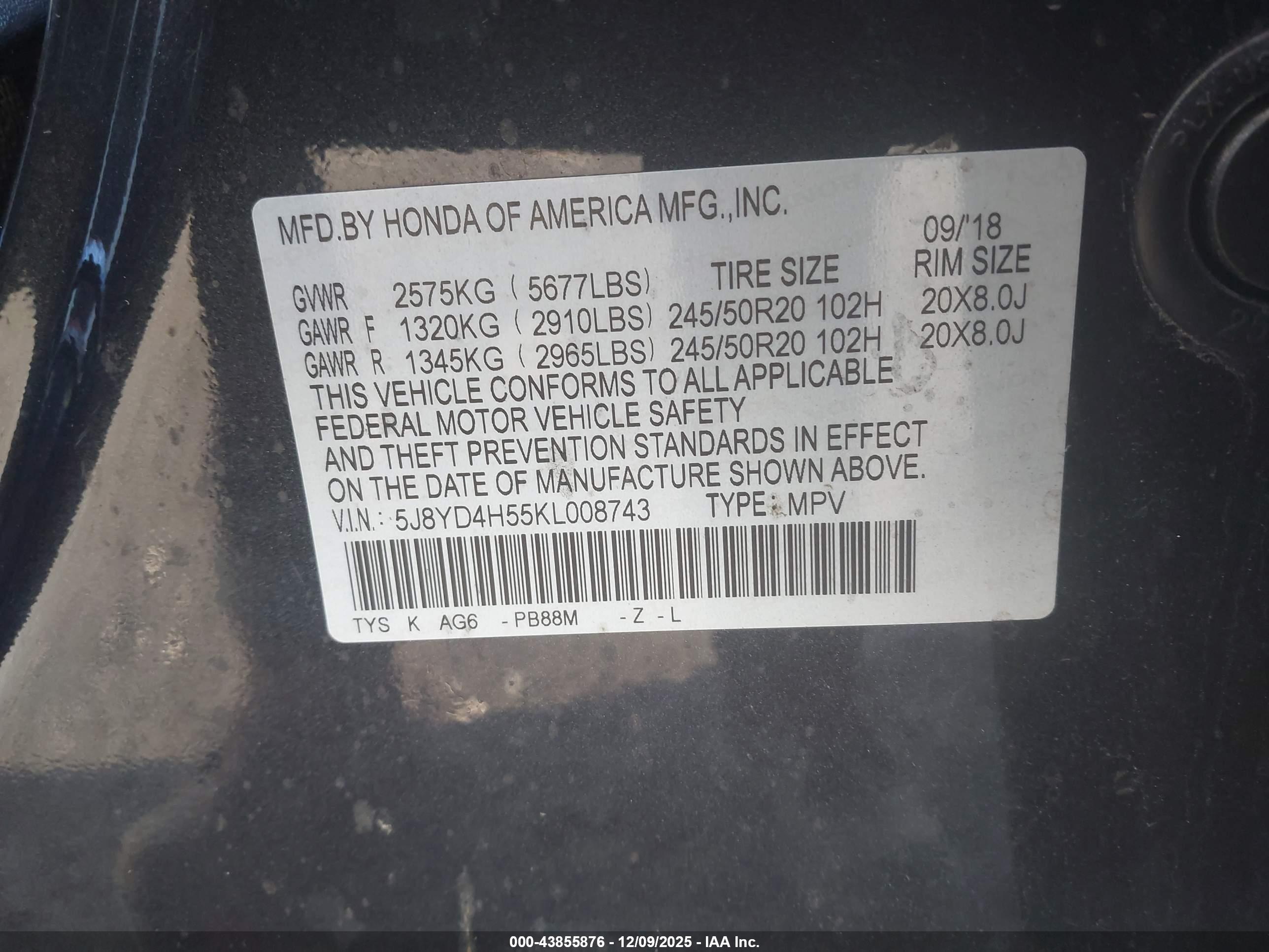 ACURA MDX image 9