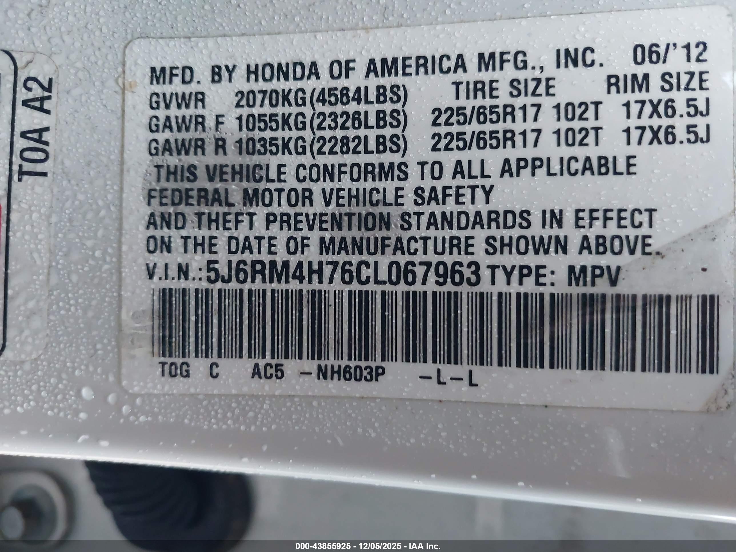 HONDA CR-V image 9