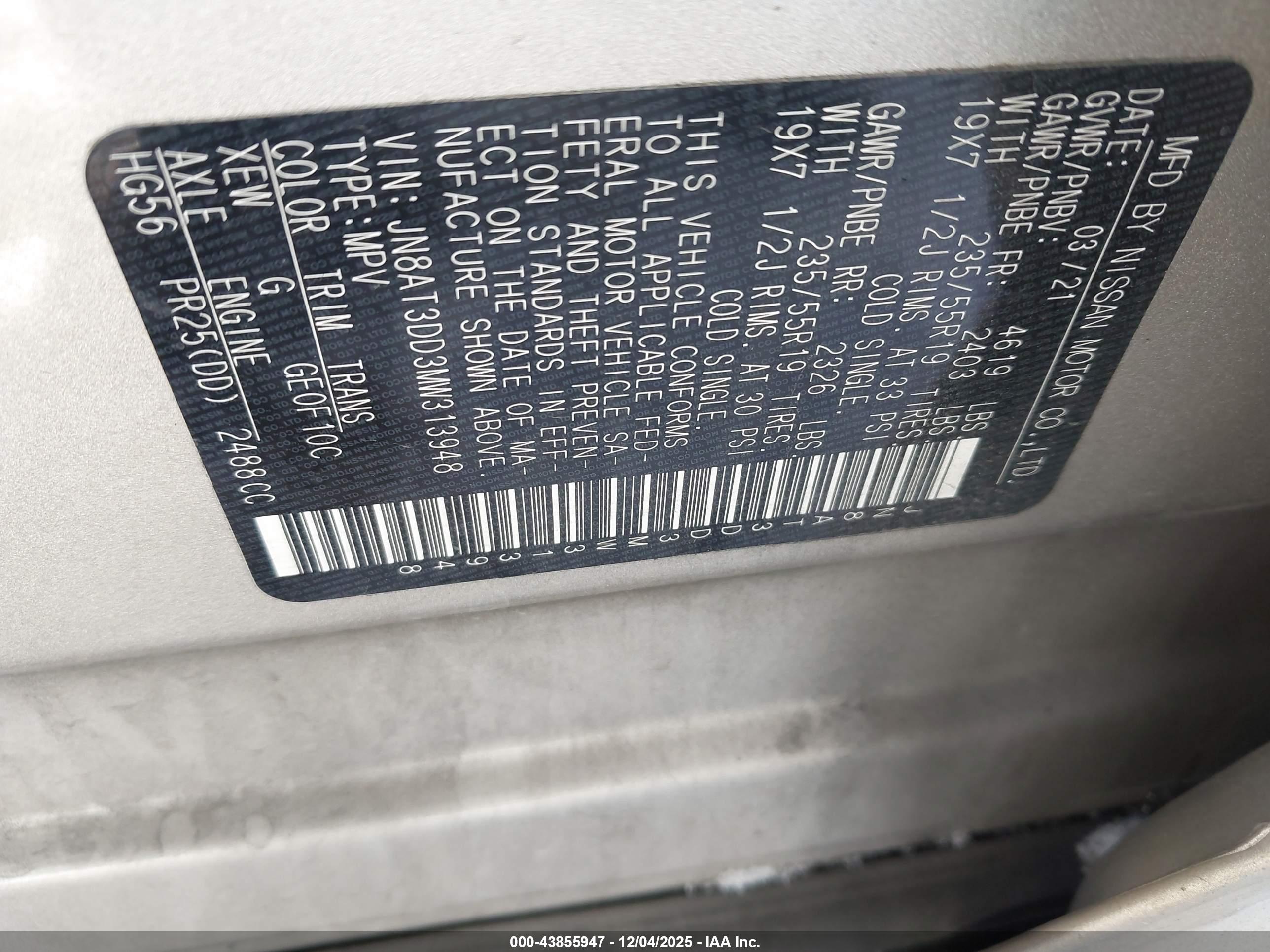 NISSAN ROGUE image 9
