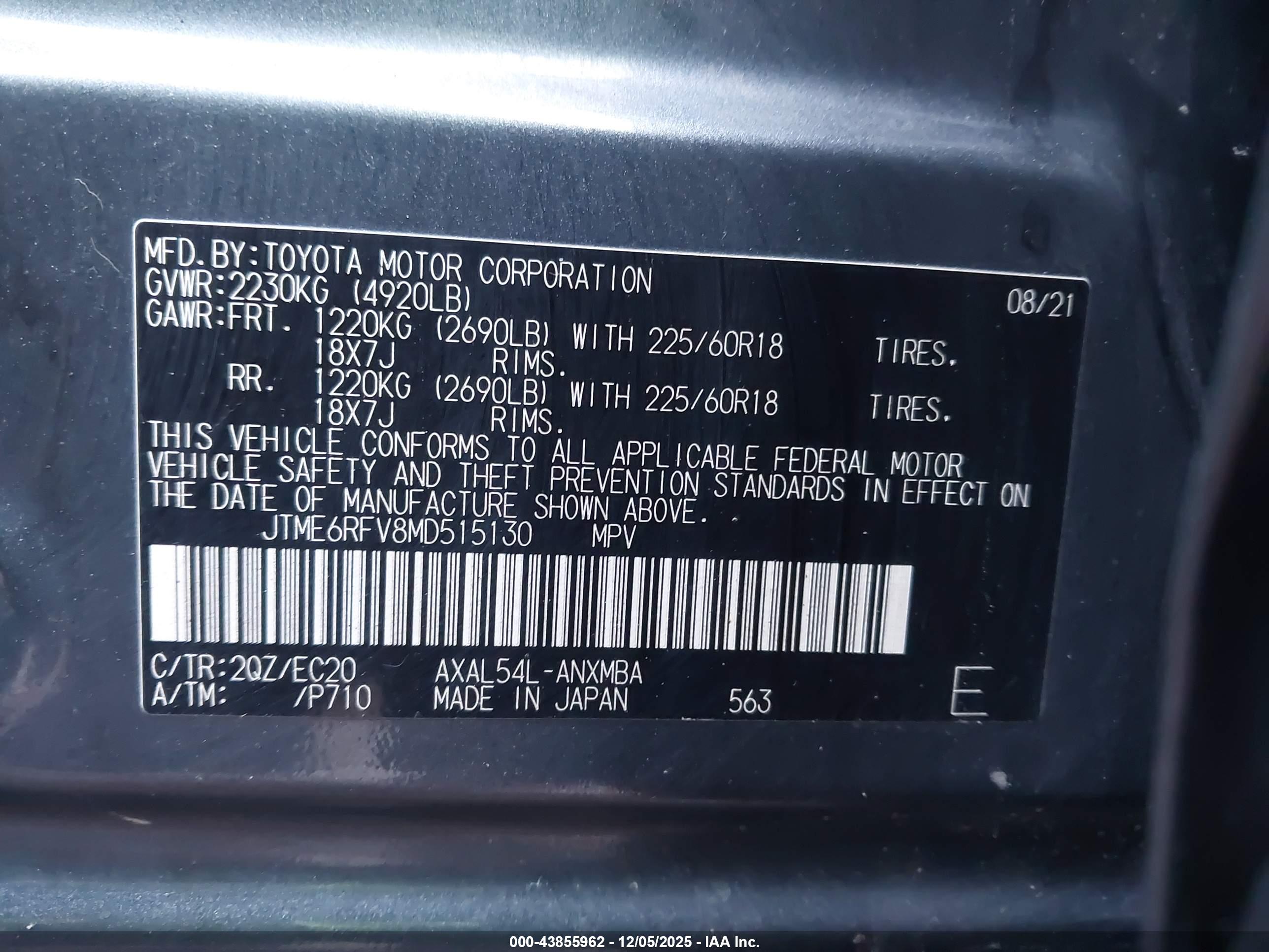 TOYOTA RAV4 image 9