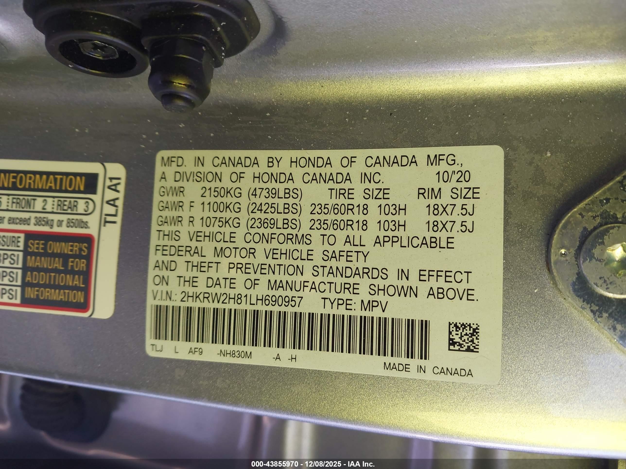 HONDA CR-V image 9