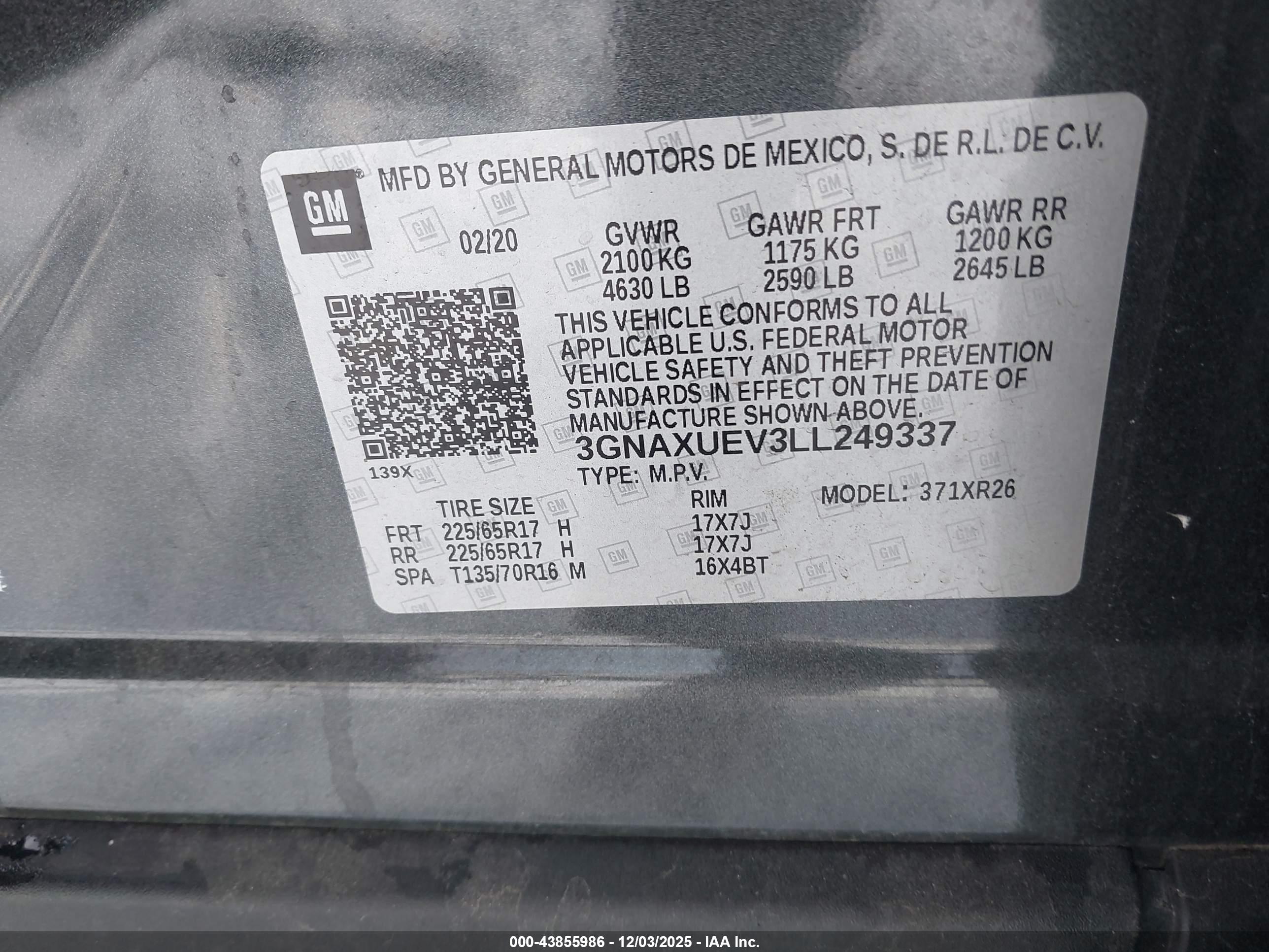 CHEVROLET EQUINOX image 9