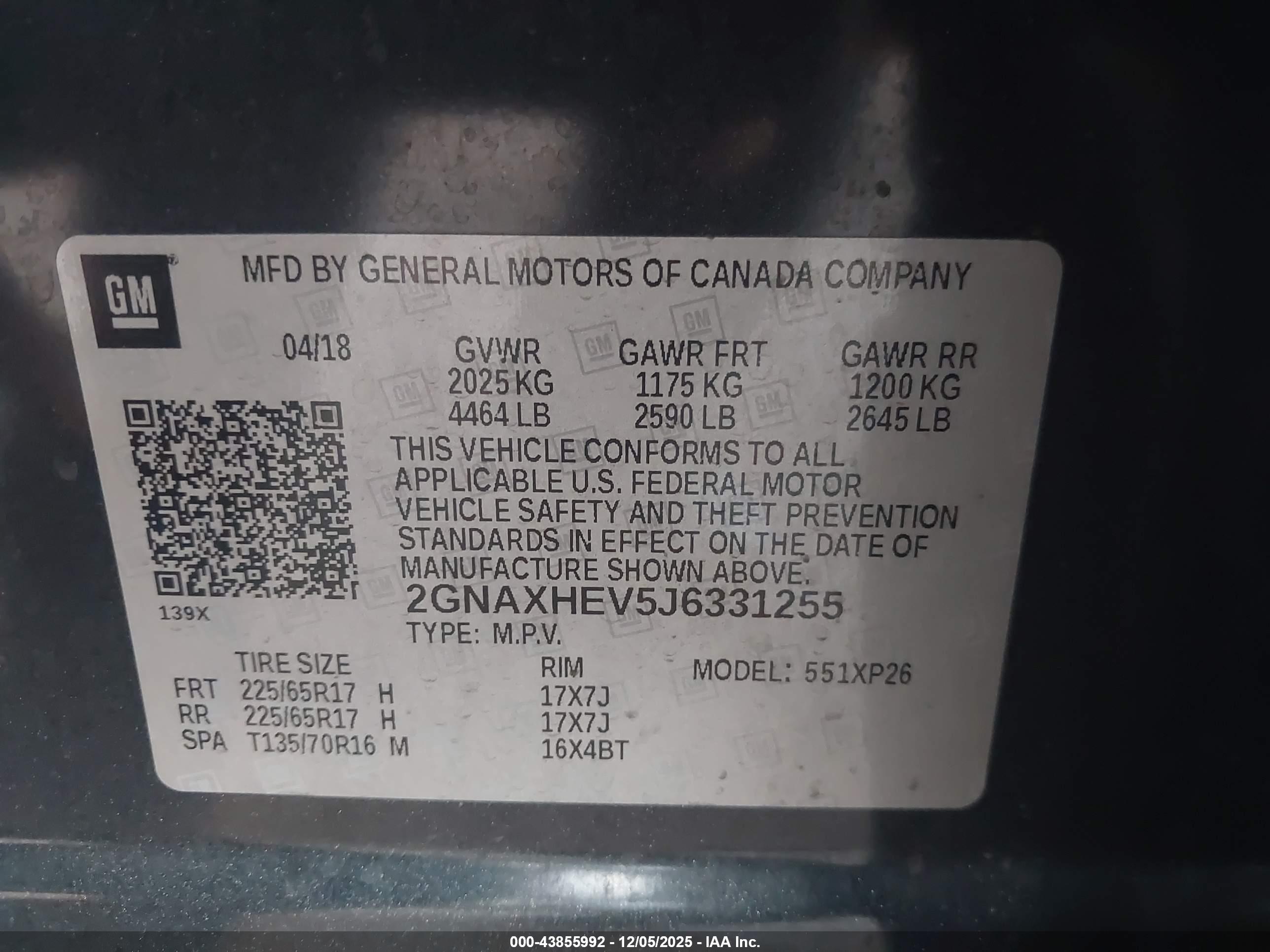 CHEVROLET EQUINOX image 9