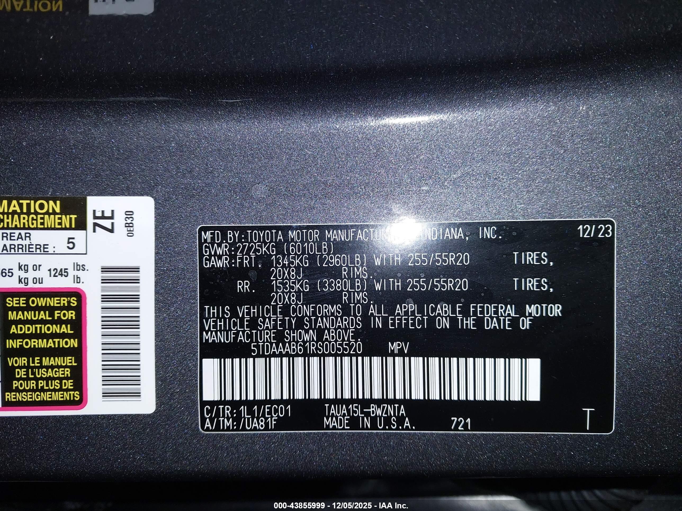 LEXUS TX image 9