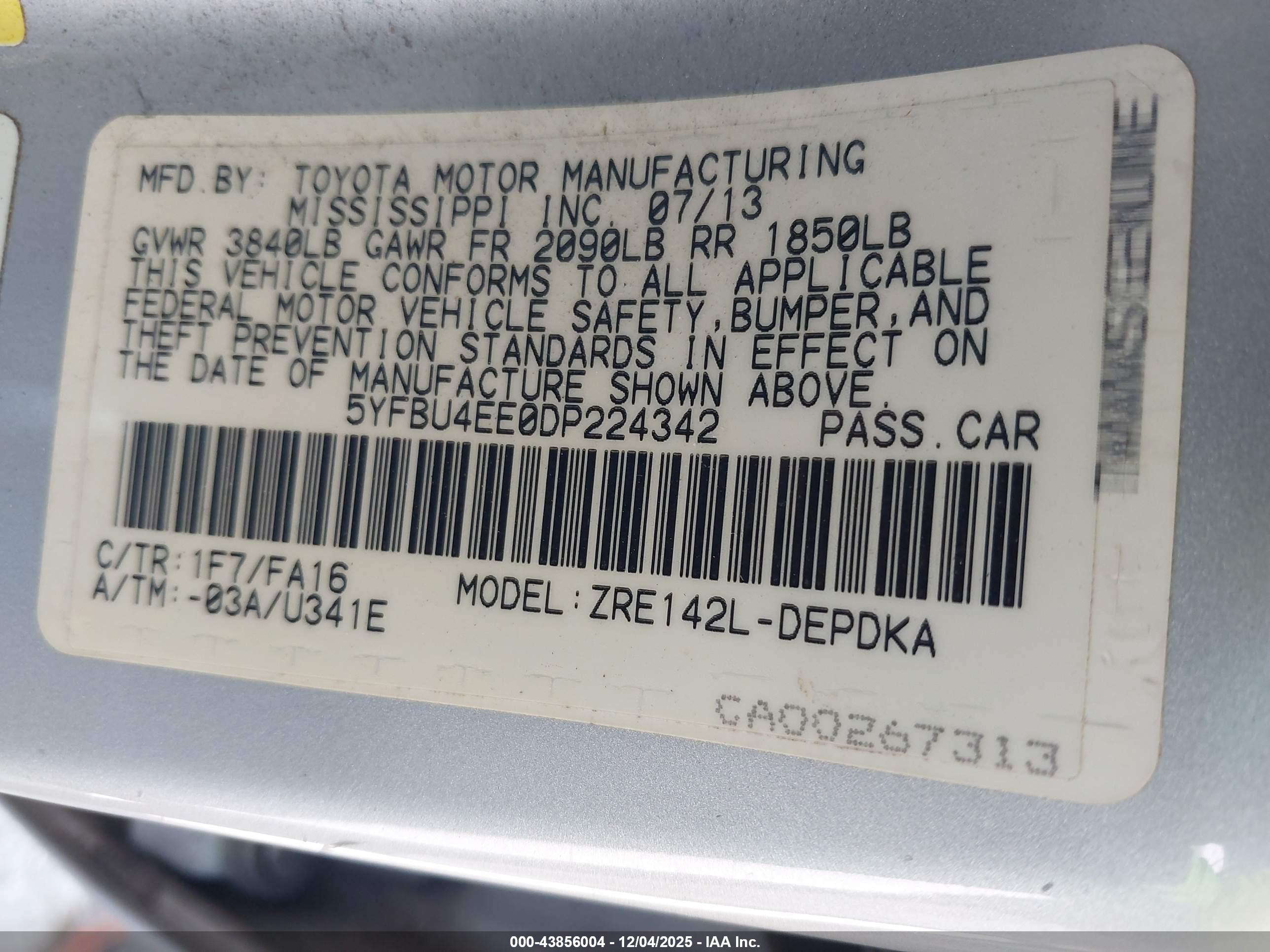 TOYOTA COROLLA image 9