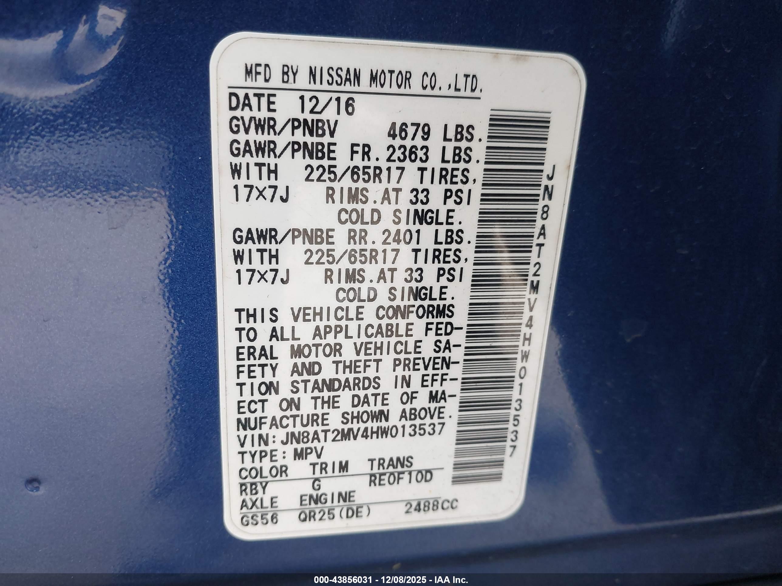 NISSAN ROGUE image 9