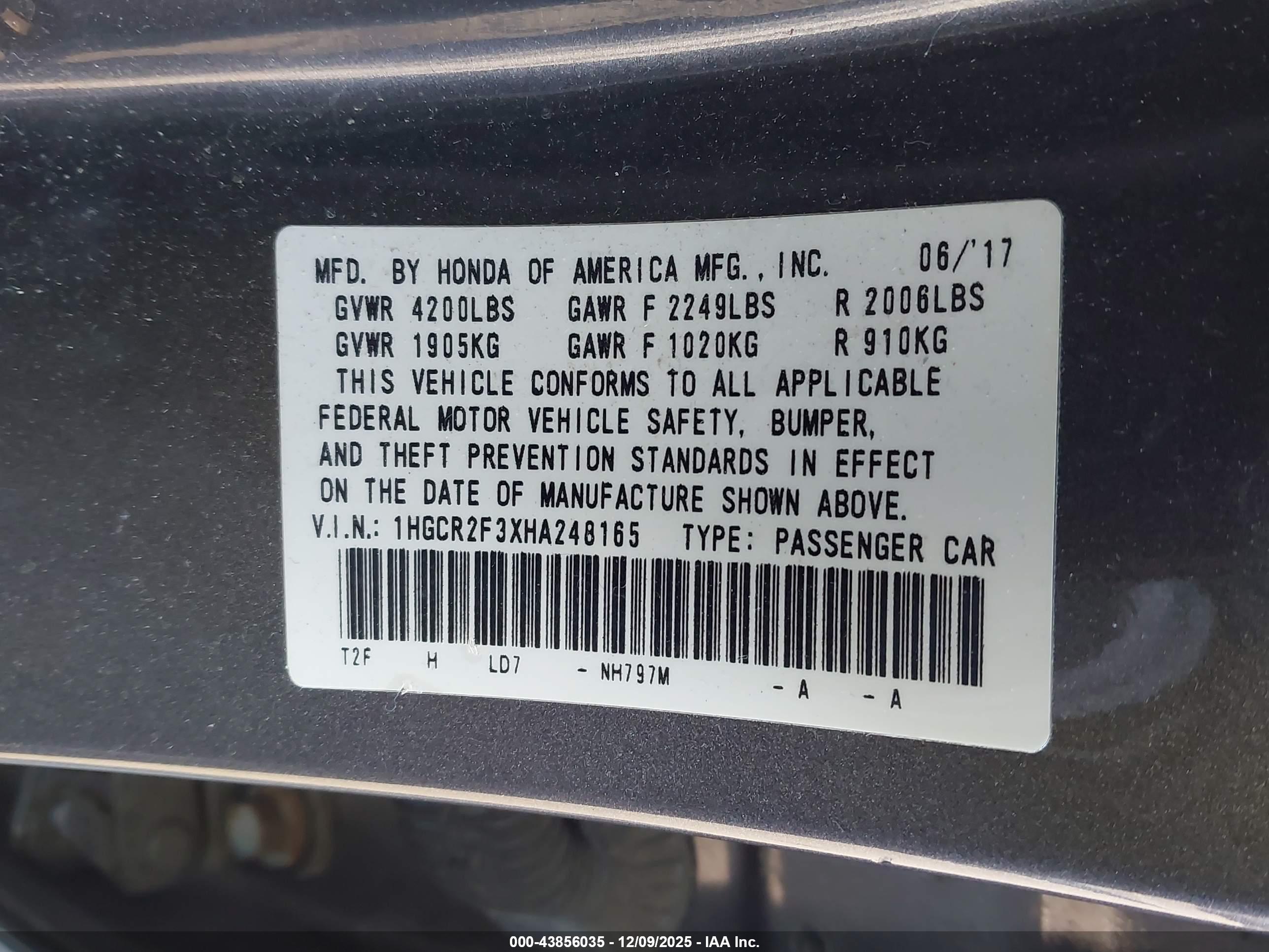HONDA ACCORD image 9