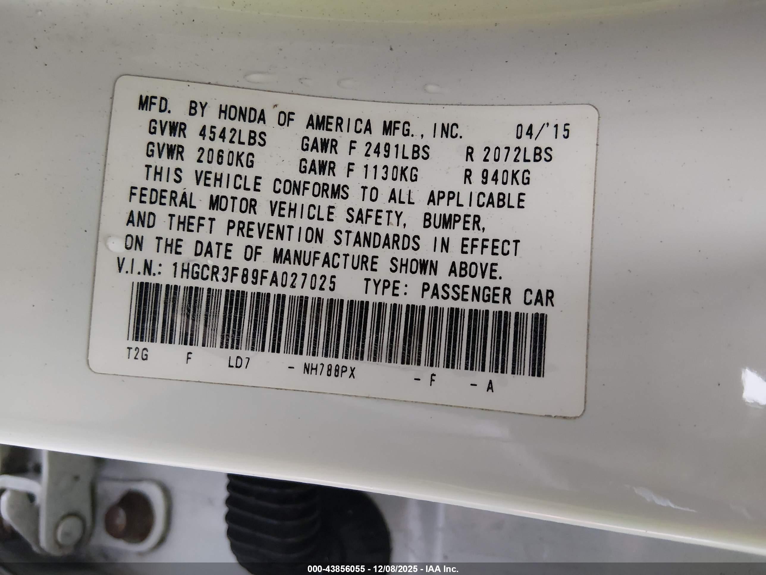HONDA ACCORD image 9