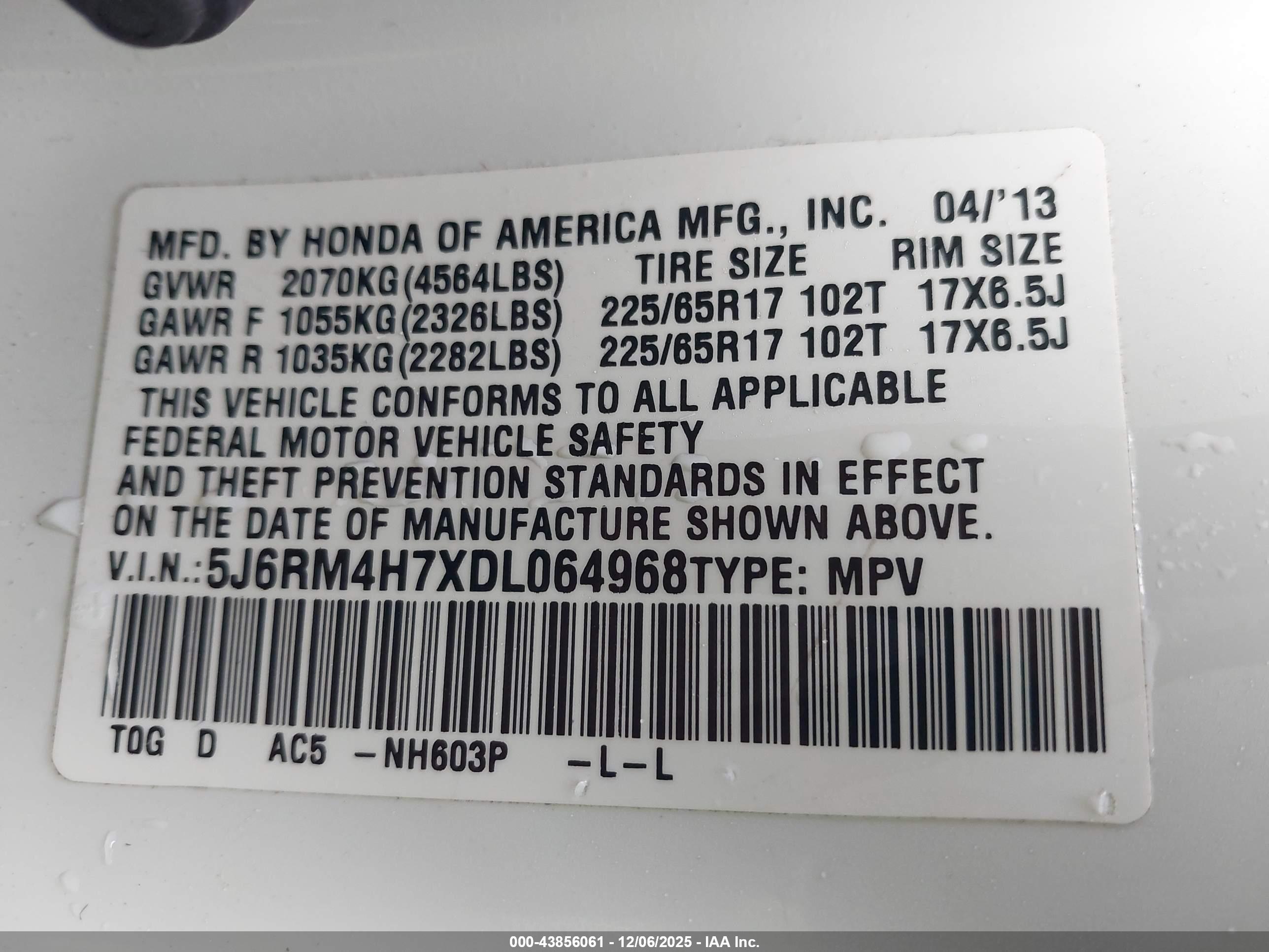 HONDA CR-V image 9