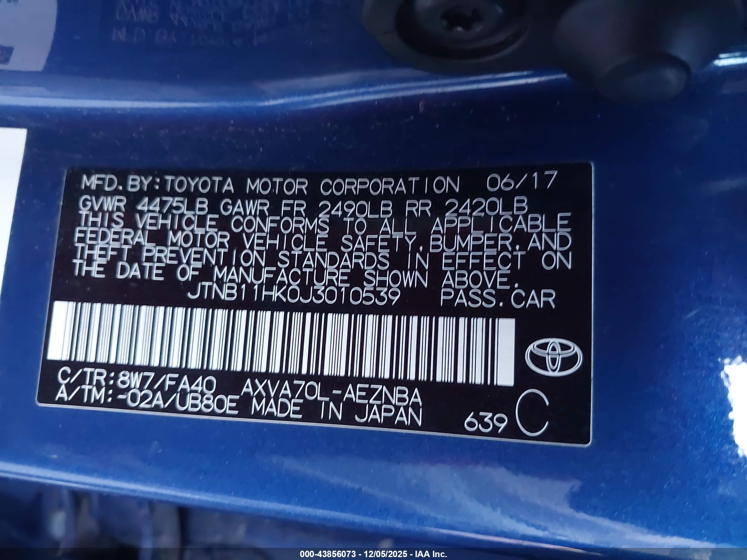 TOYOTA CAMRY image 9