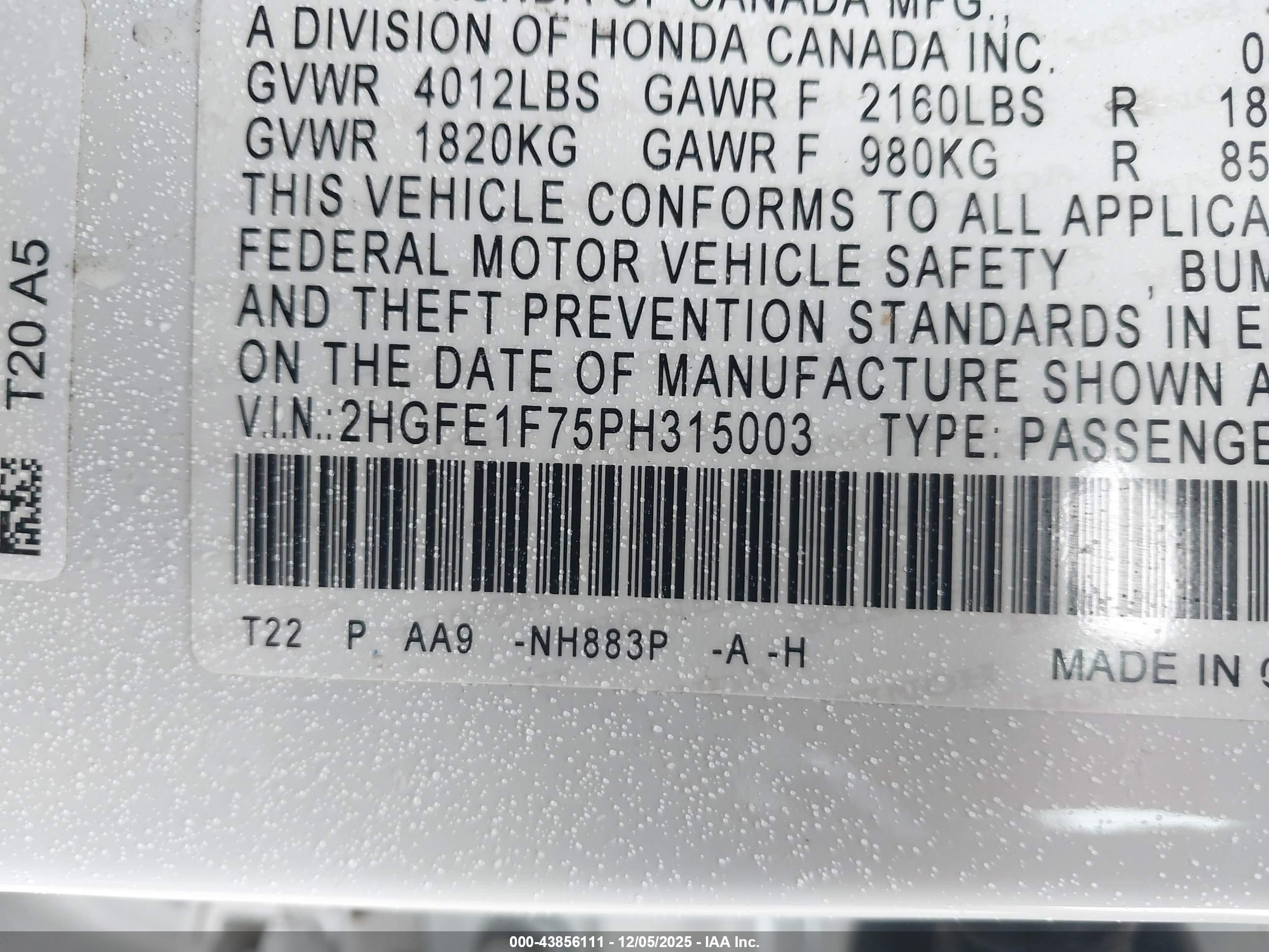 HONDA CIVIC image 9