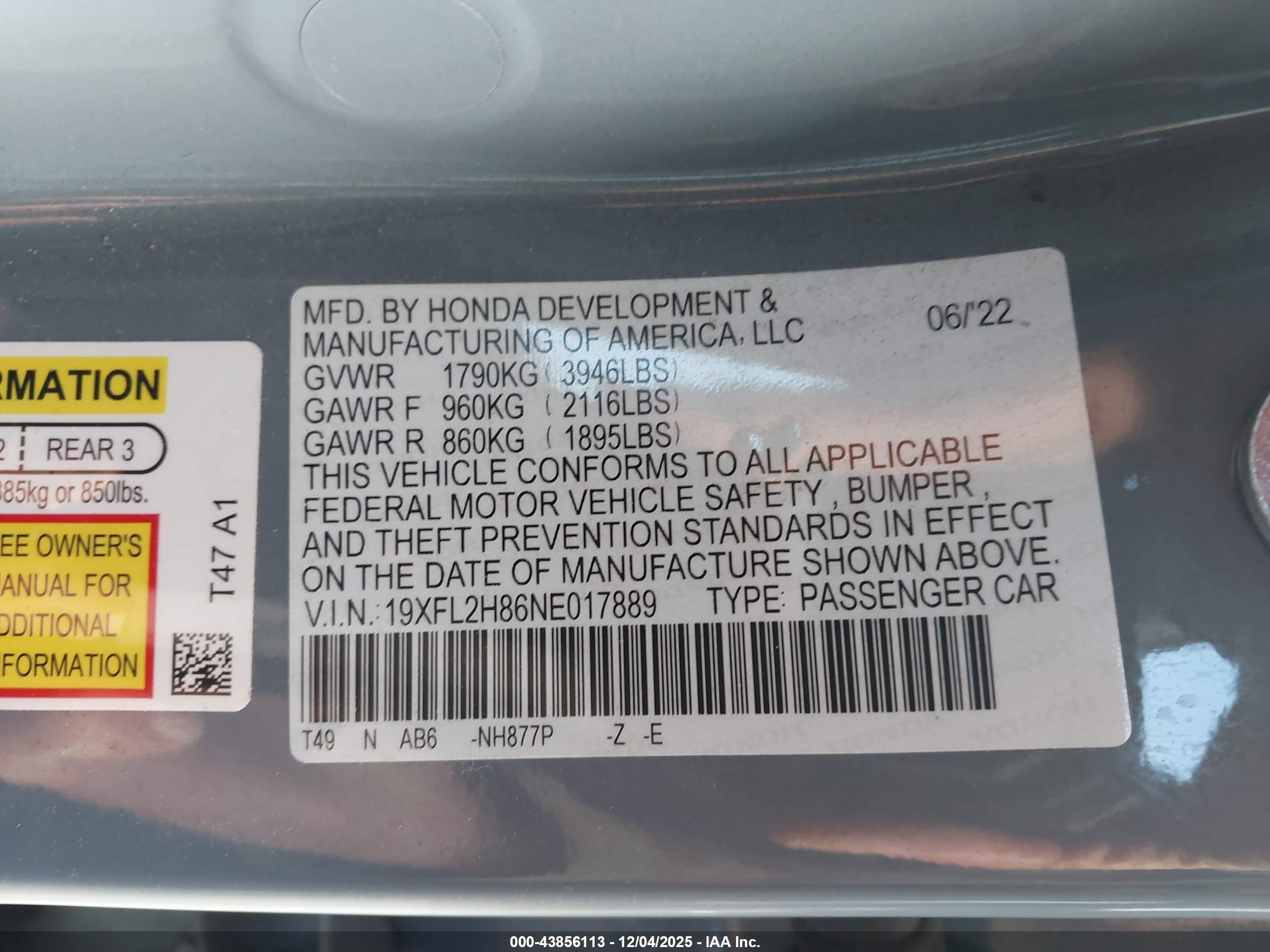 HONDA CIVIC image 9