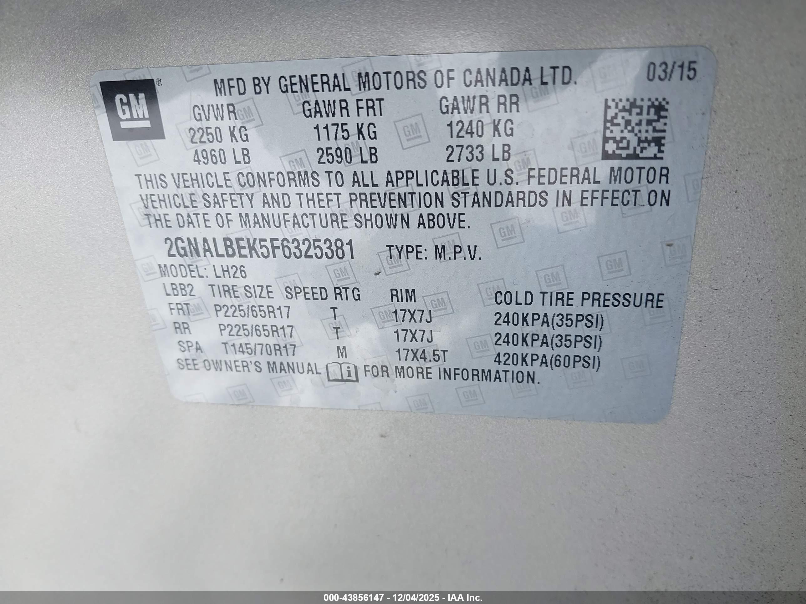 CHEVROLET EQUINOX image 9