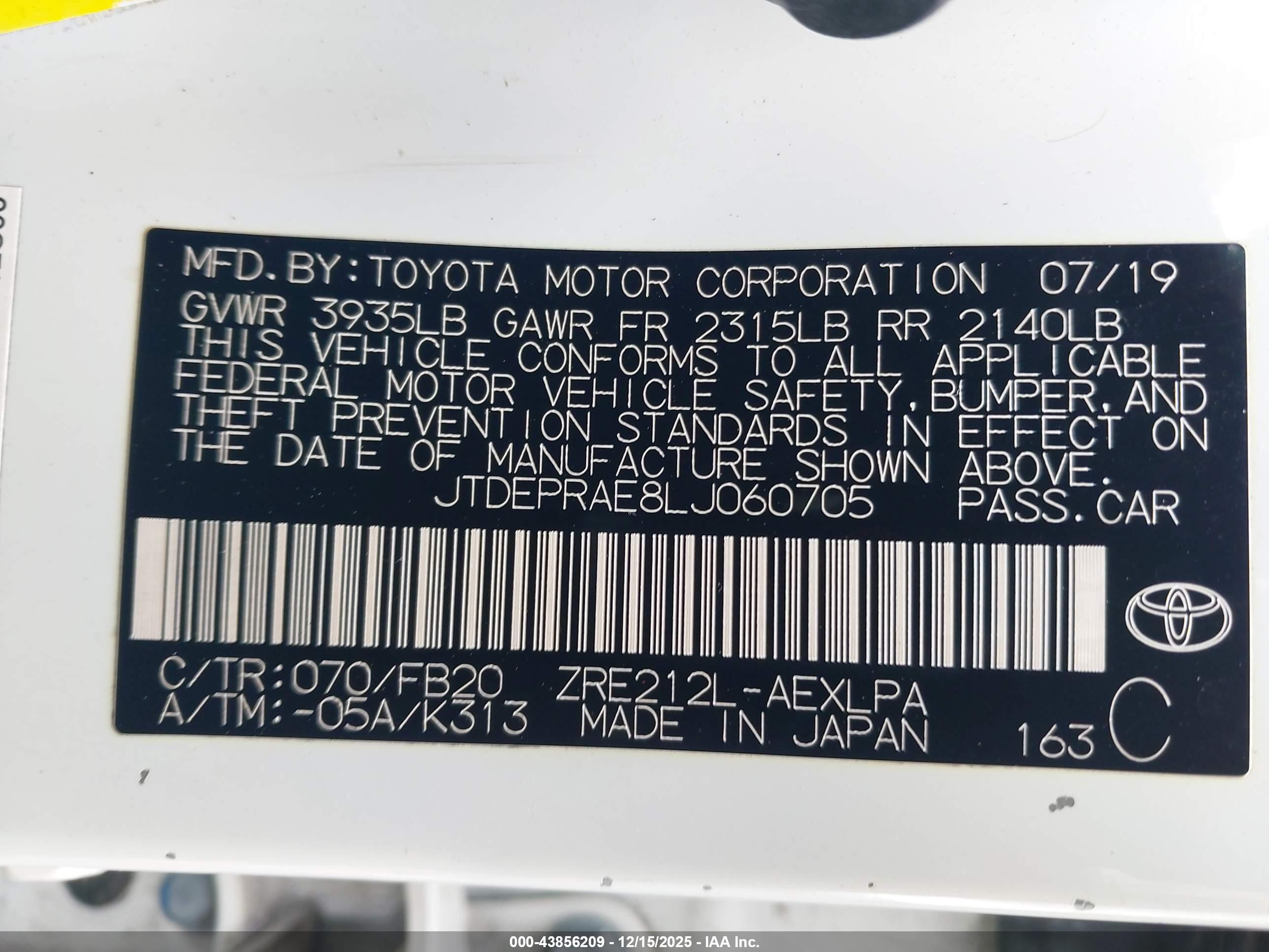 TOYOTA COROLLA image 9