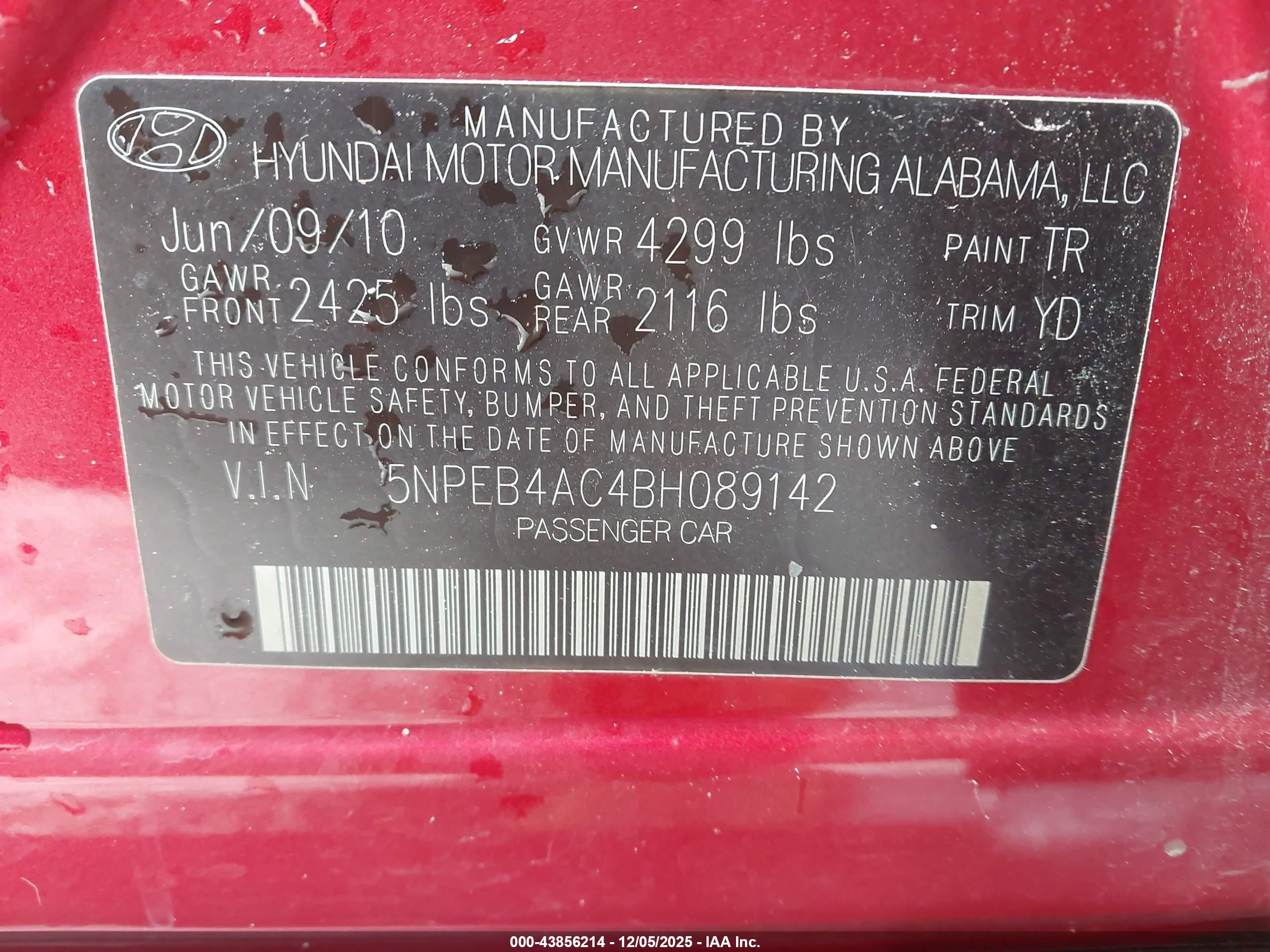 HYUNDAI SONATA image 9