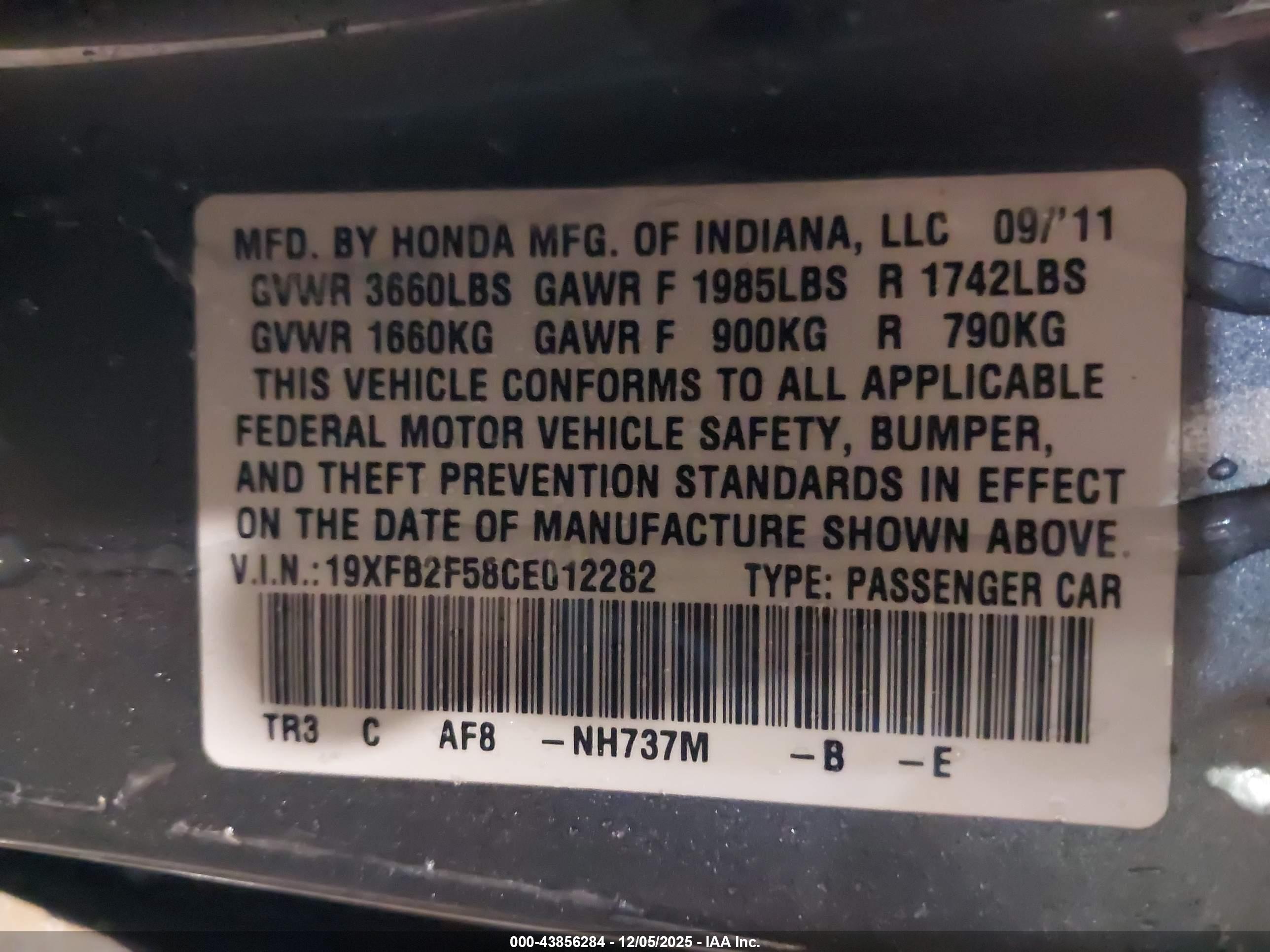 HONDA CIVIC image 9