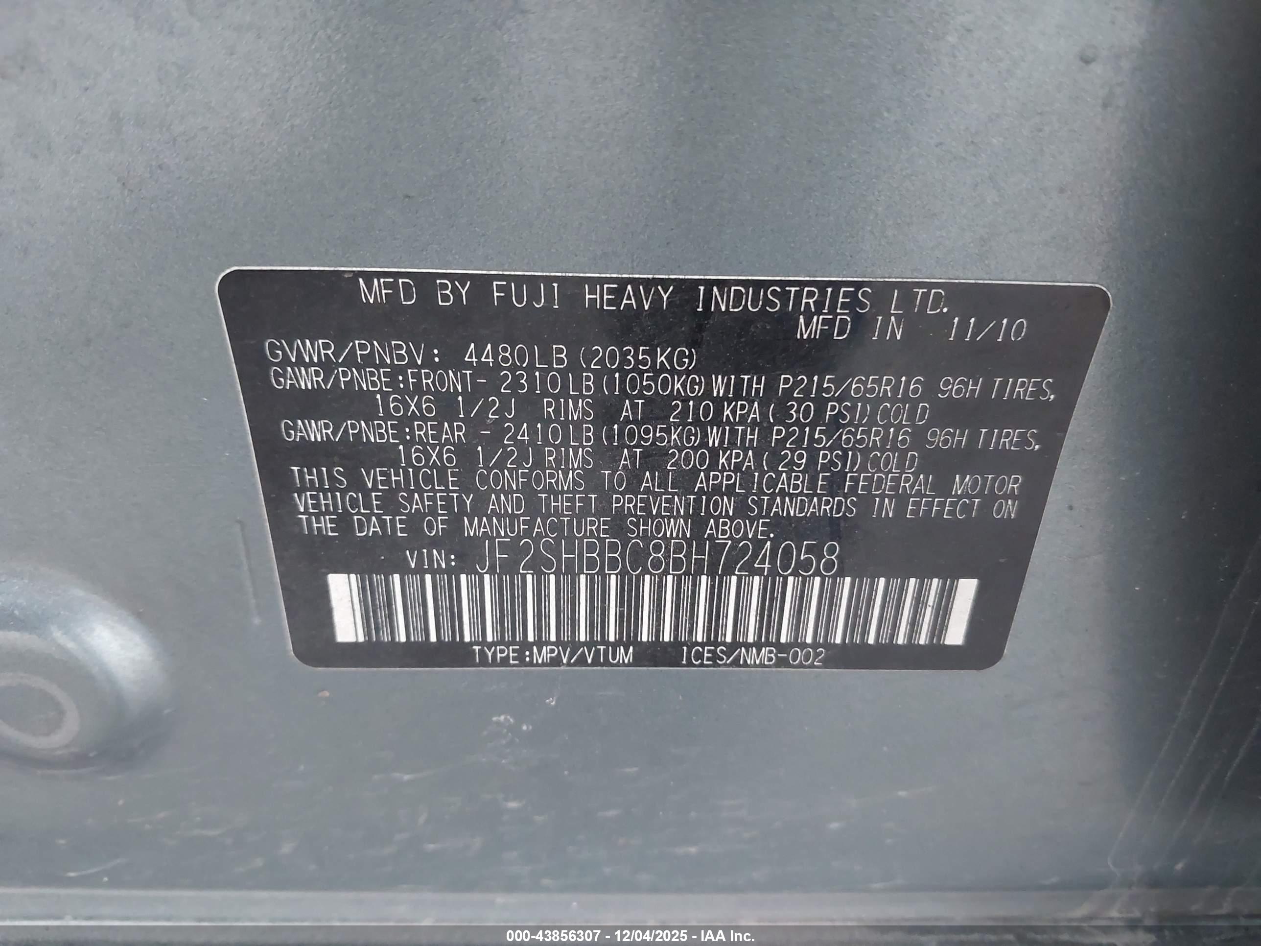 SUBARU FORESTER image 9