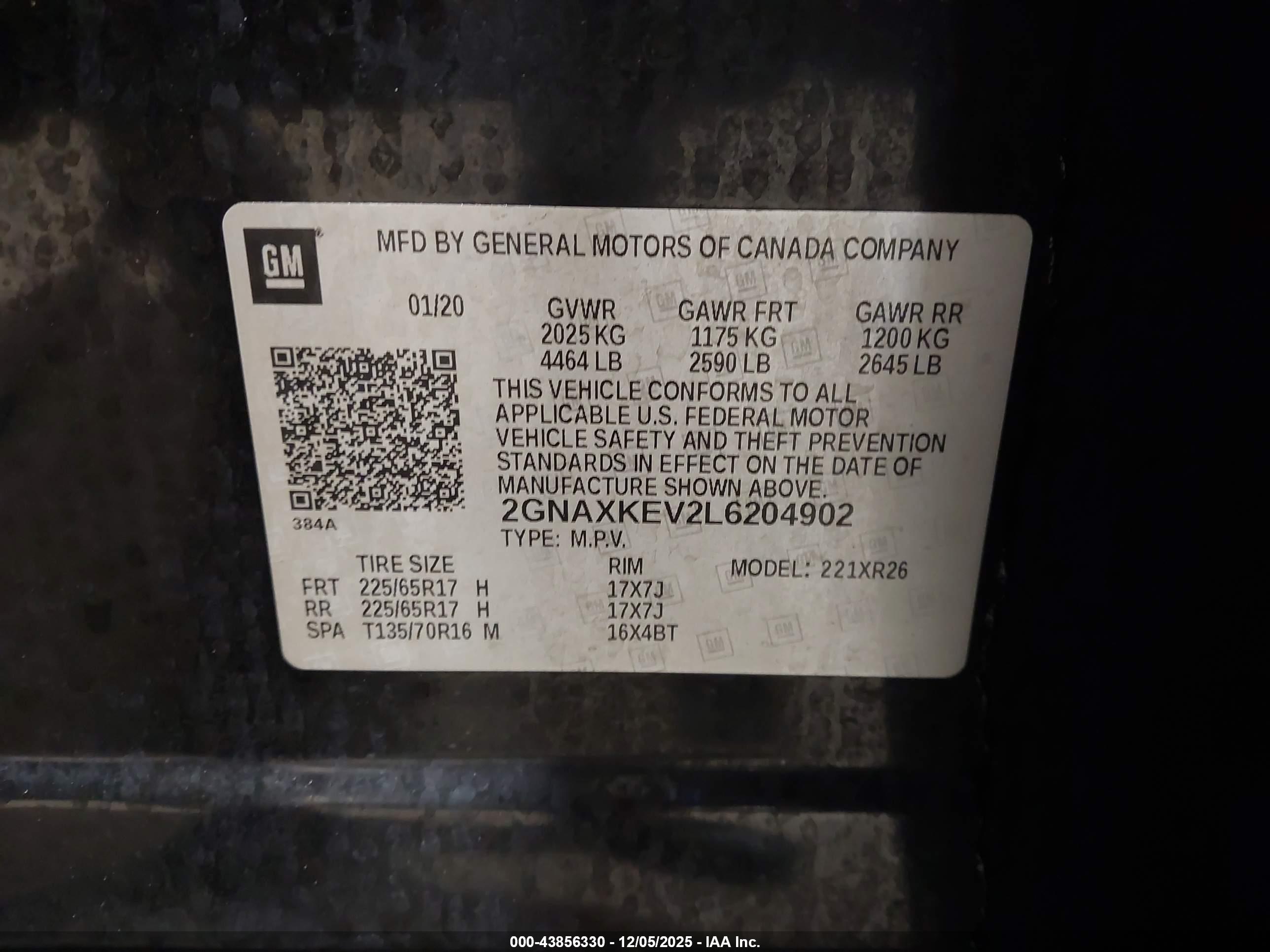 CHEVROLET EQUINOX image 9