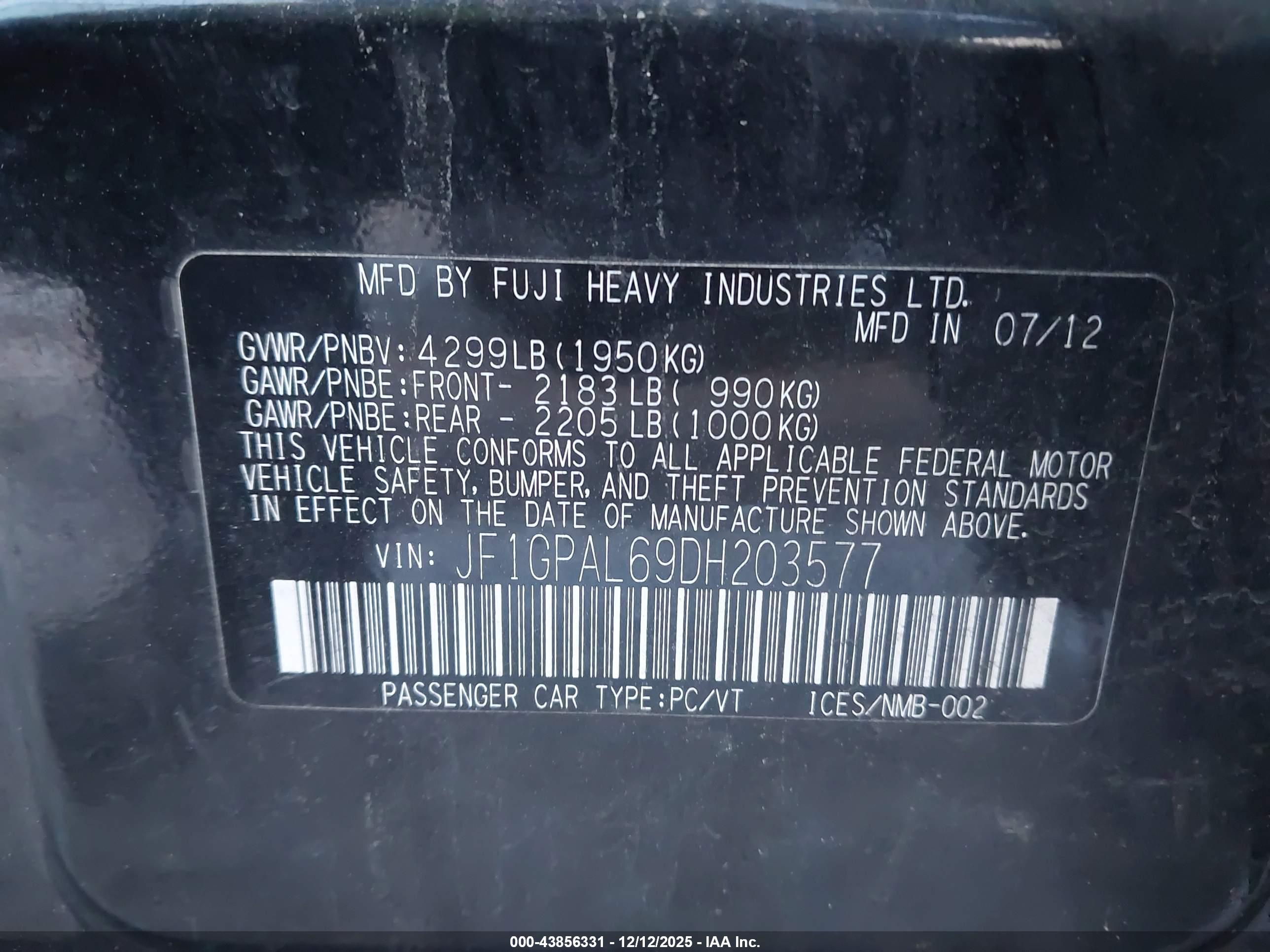 SUBARU IMPREZA image 9