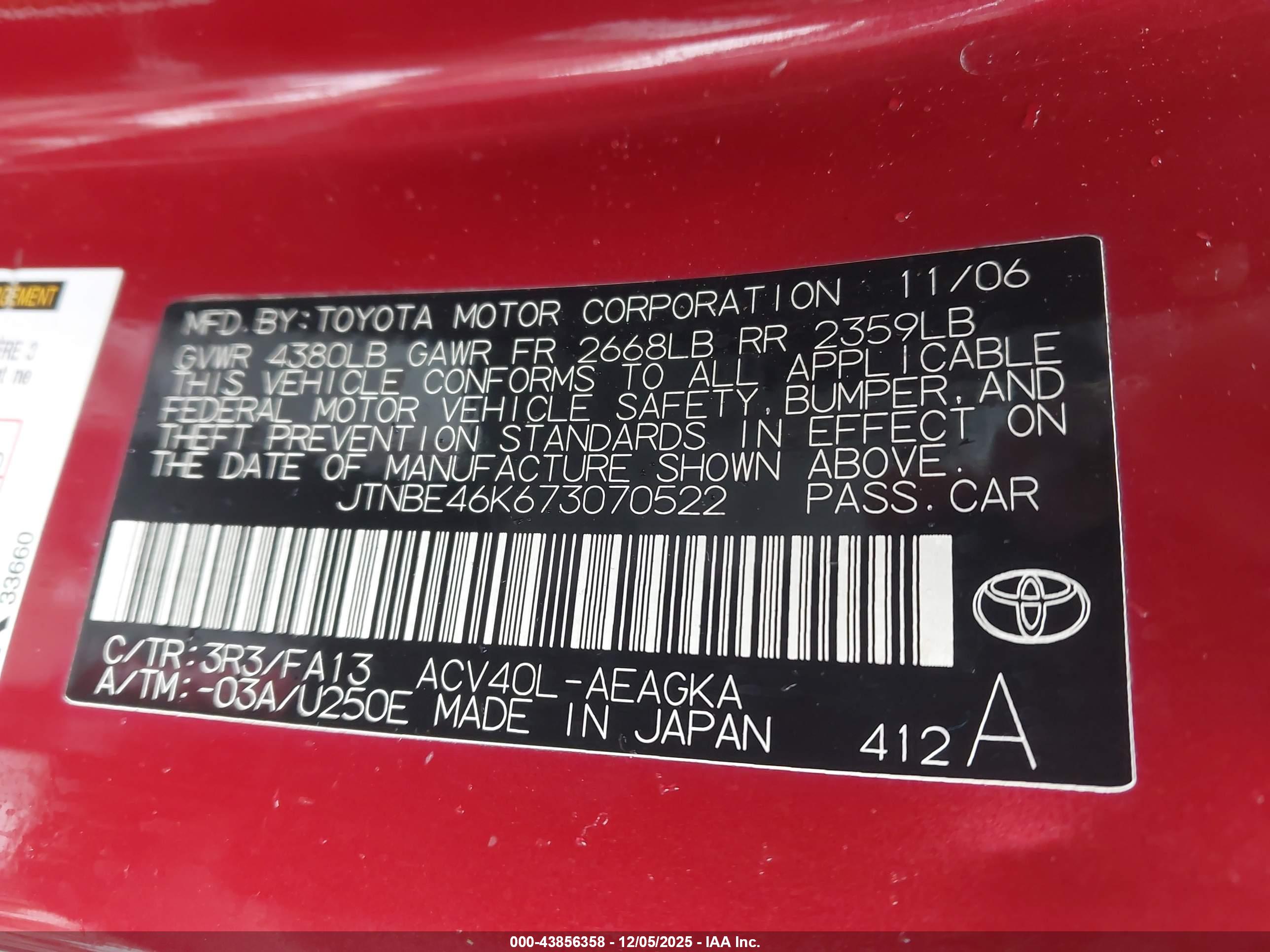 TOYOTA CAMRY image 9