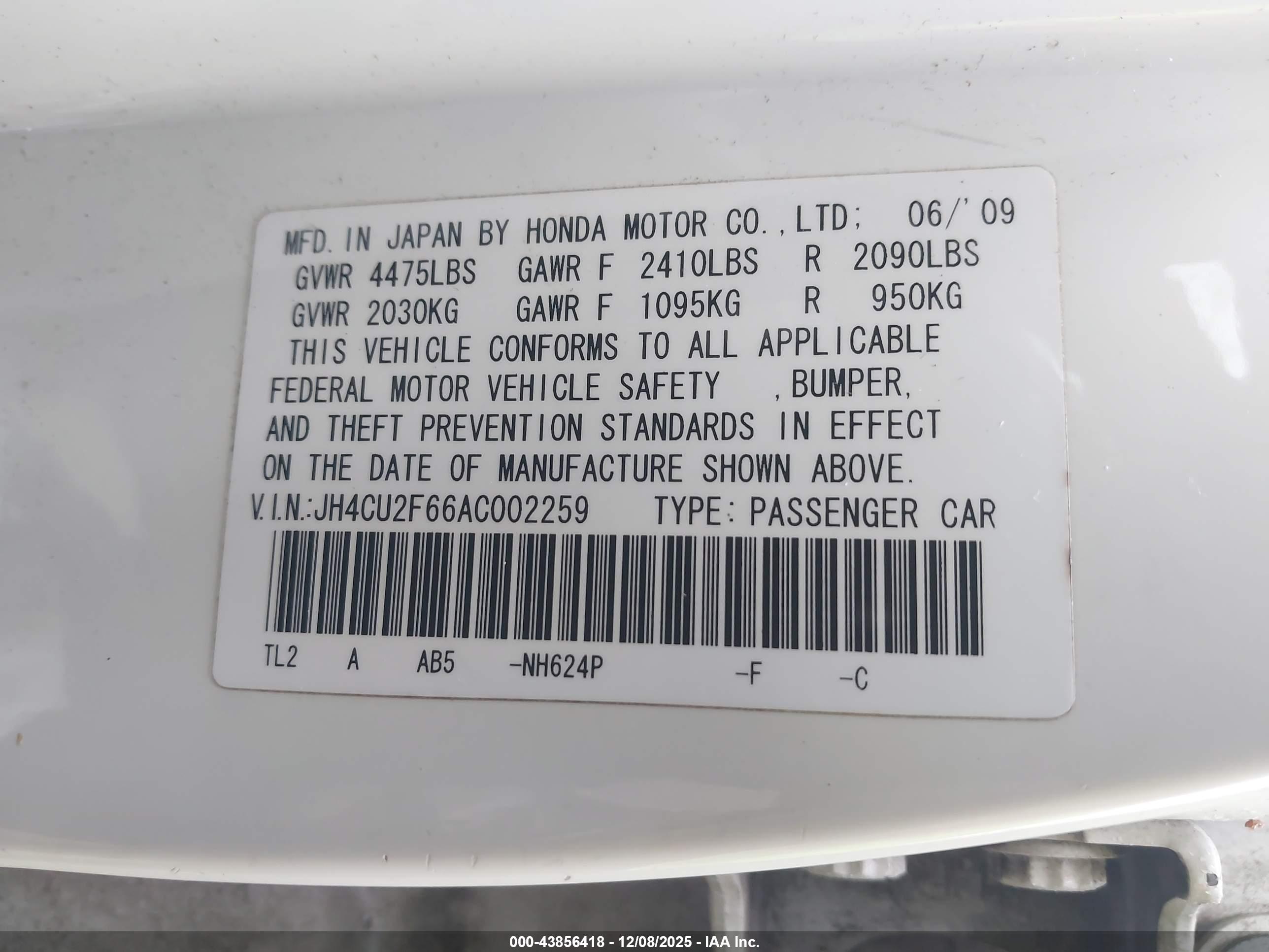 ACURA TSX image 9