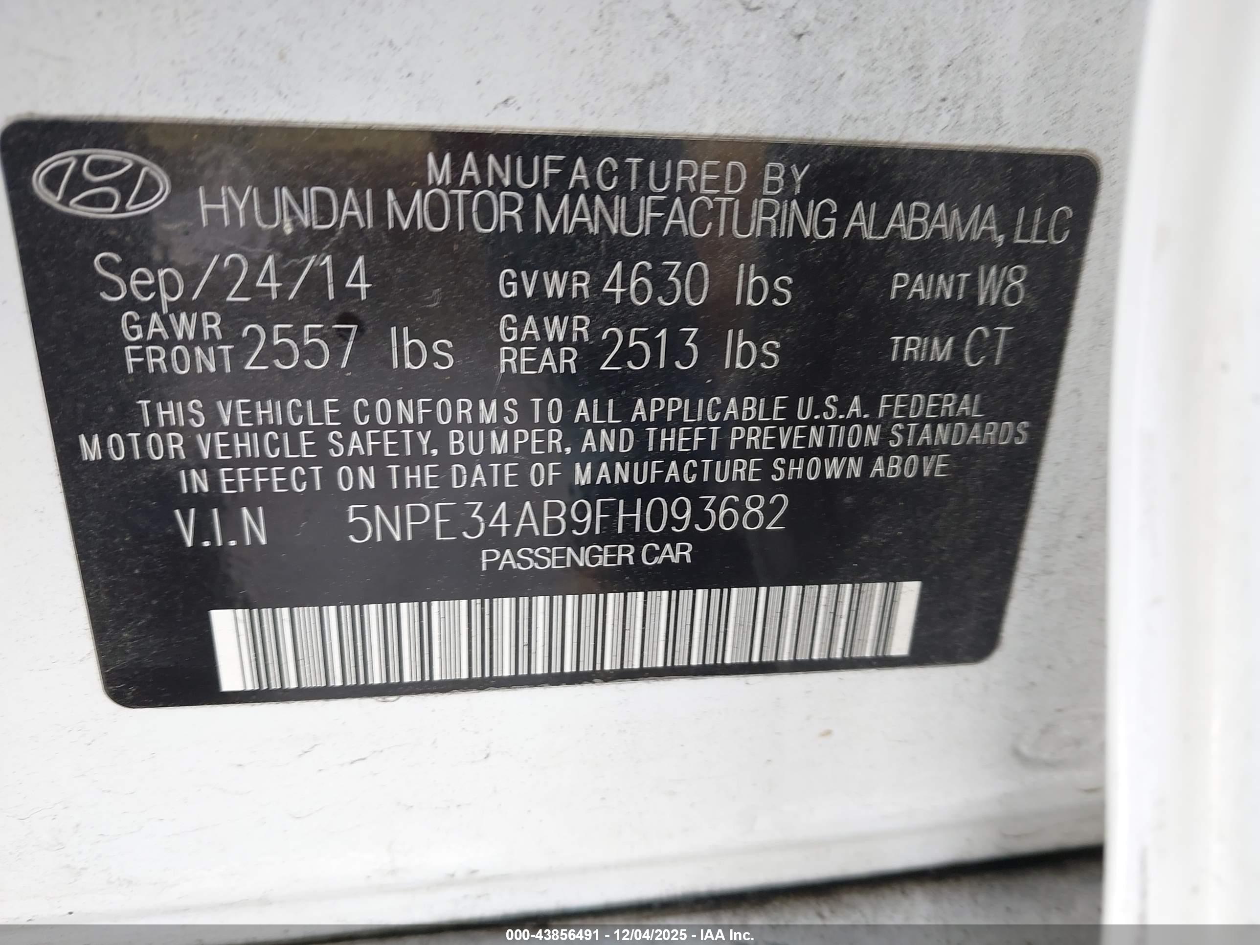 HYUNDAI SONATA image 9