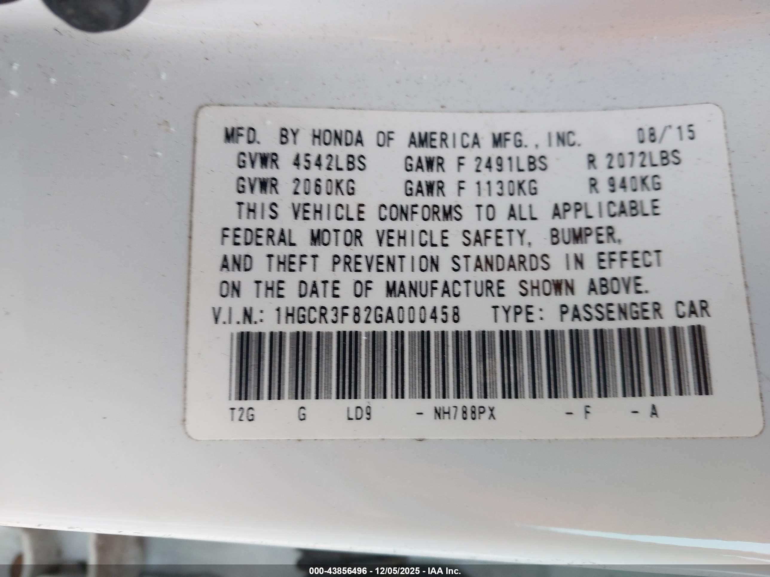 HONDA ACCORD image 9