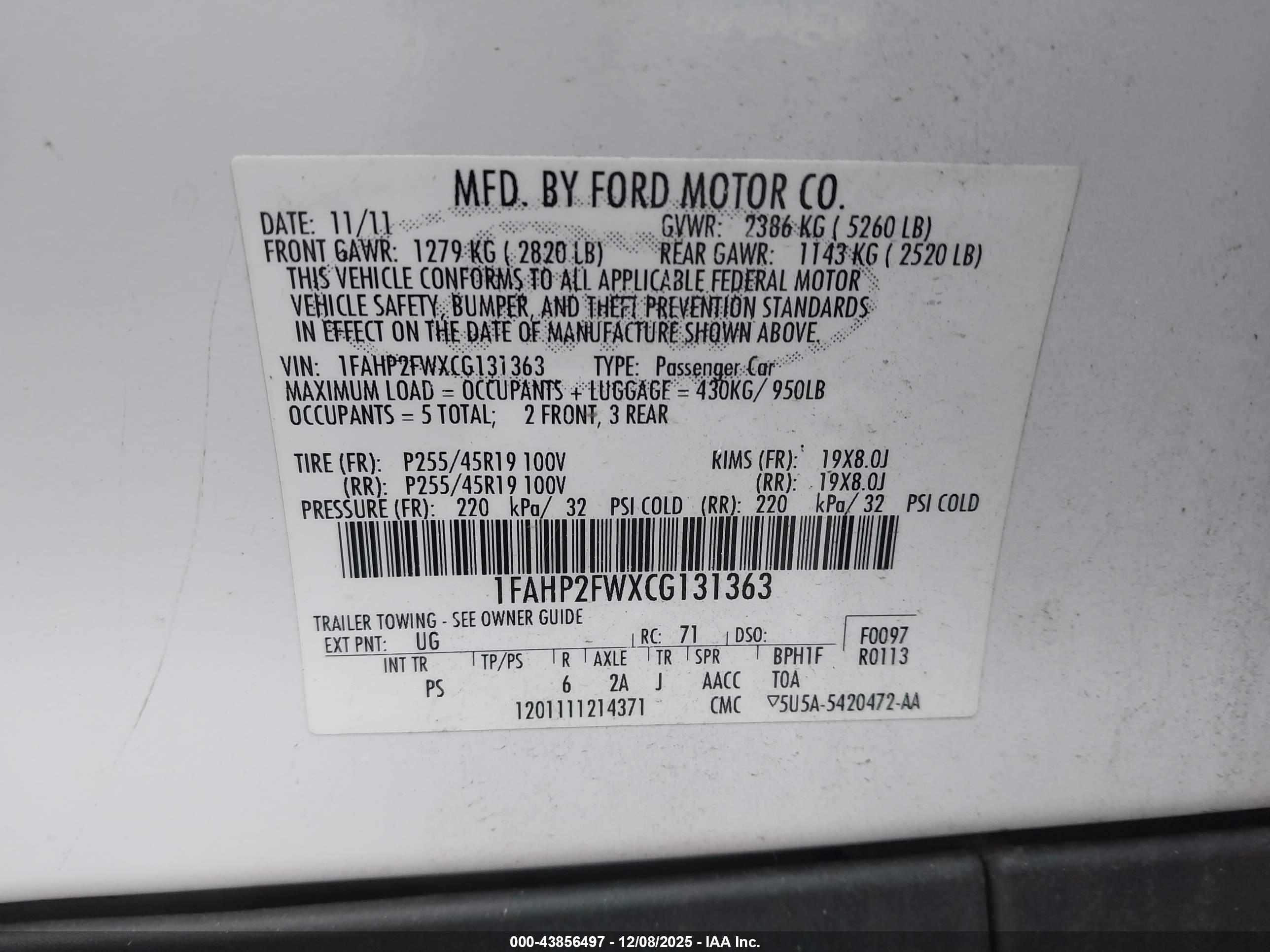 FORD TAURUS image 9