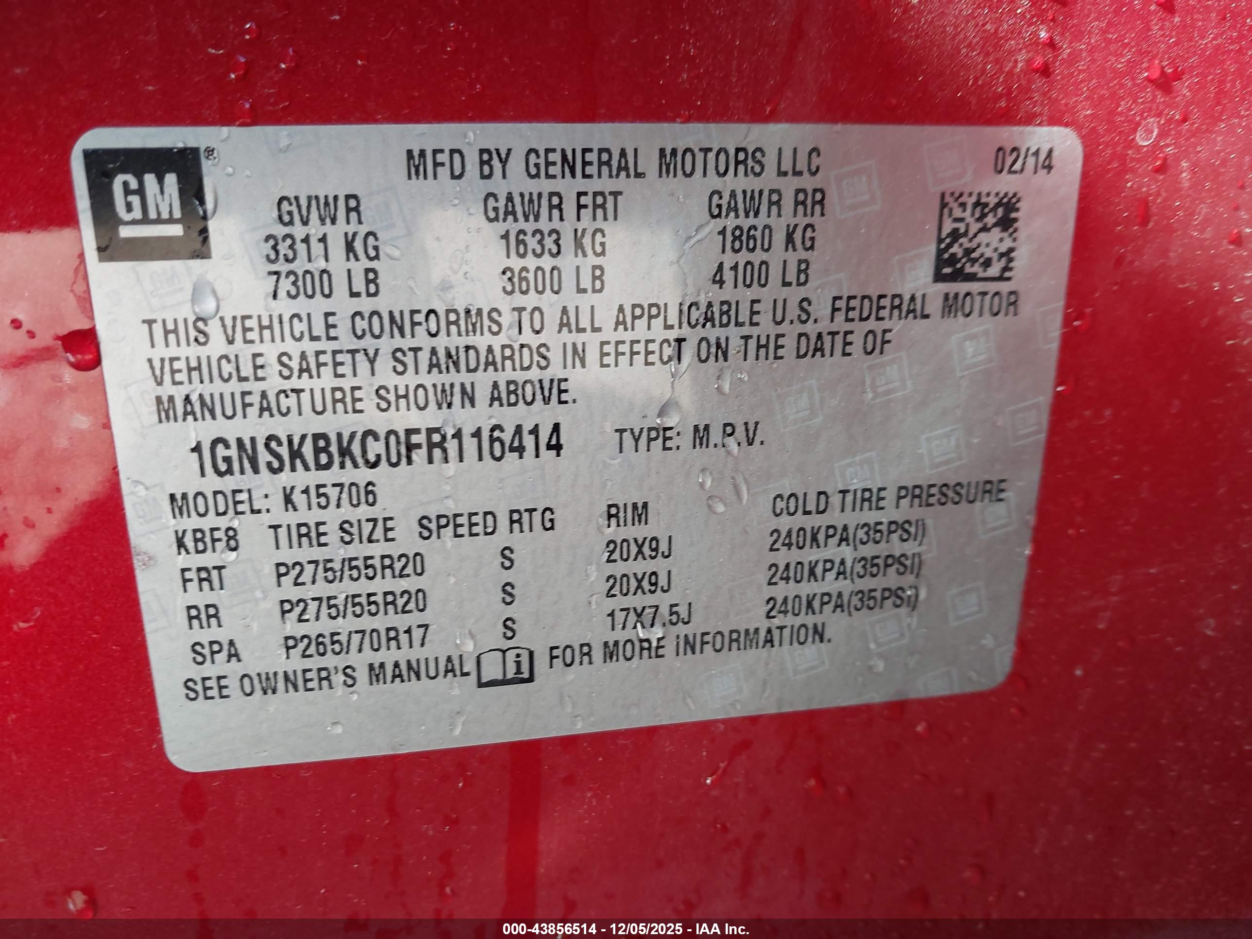 CHEVROLET TAHOE image 9
