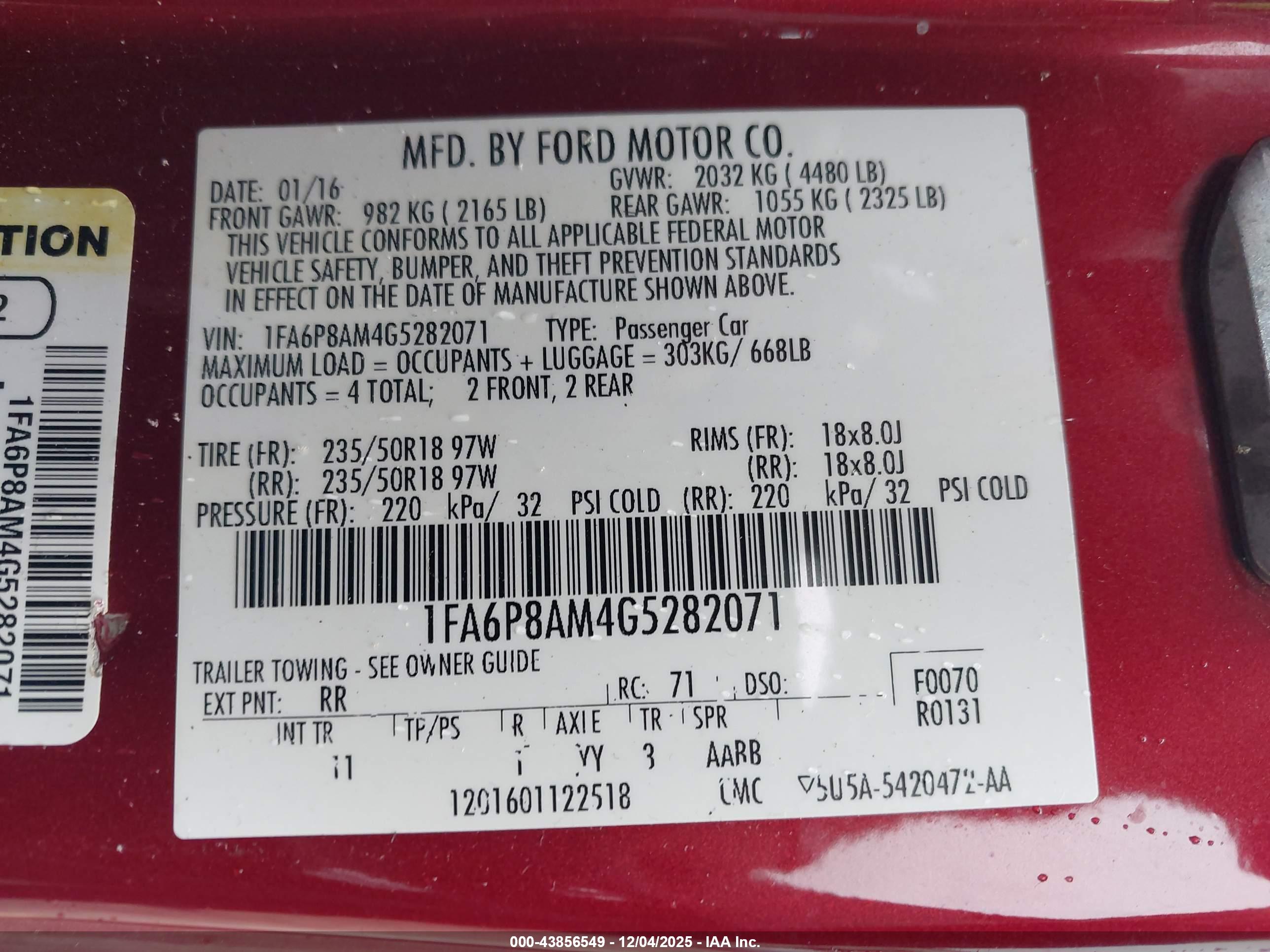 FORD MUSTANG image 9