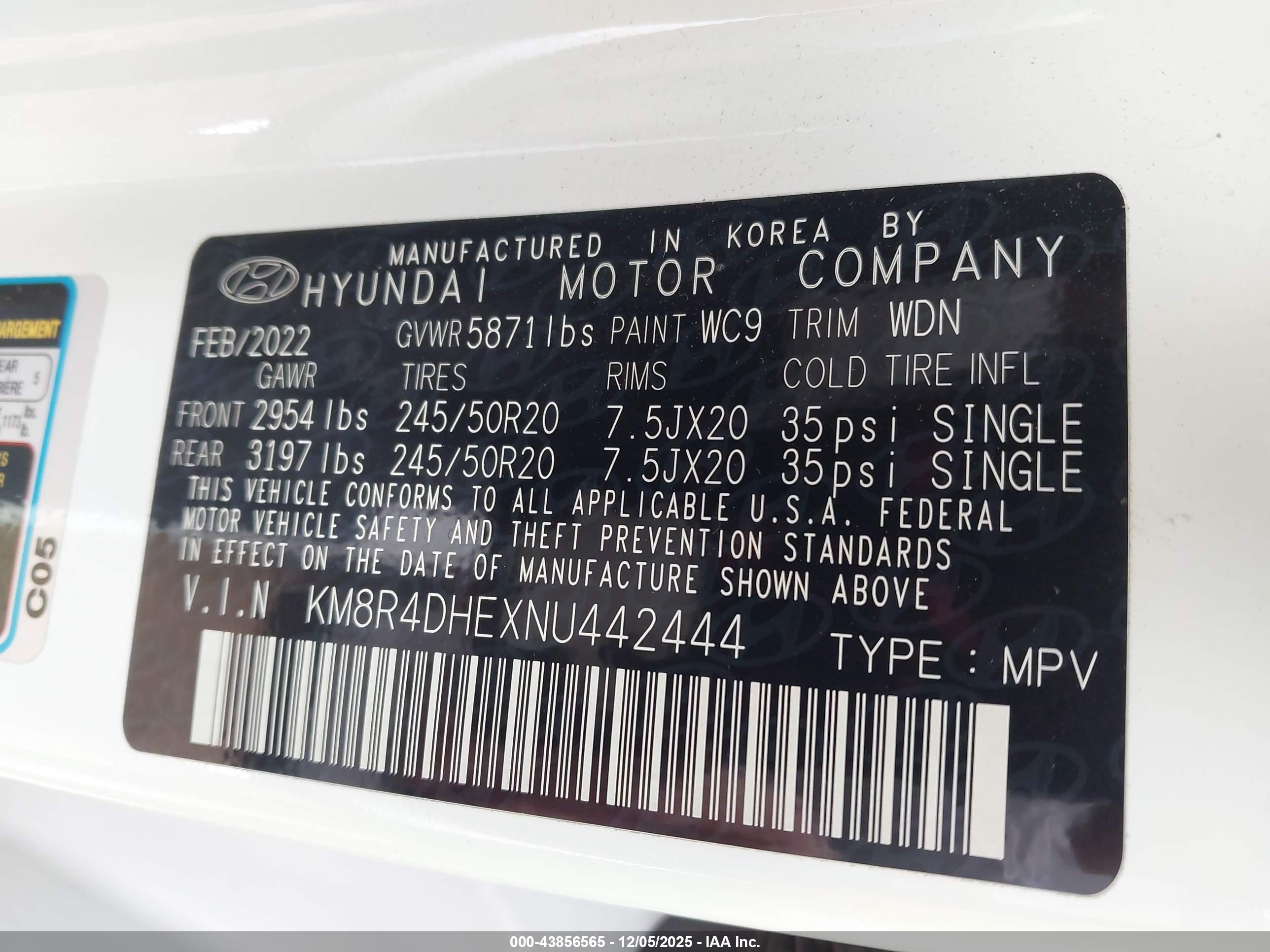 HYUNDAI PALISADE image 9