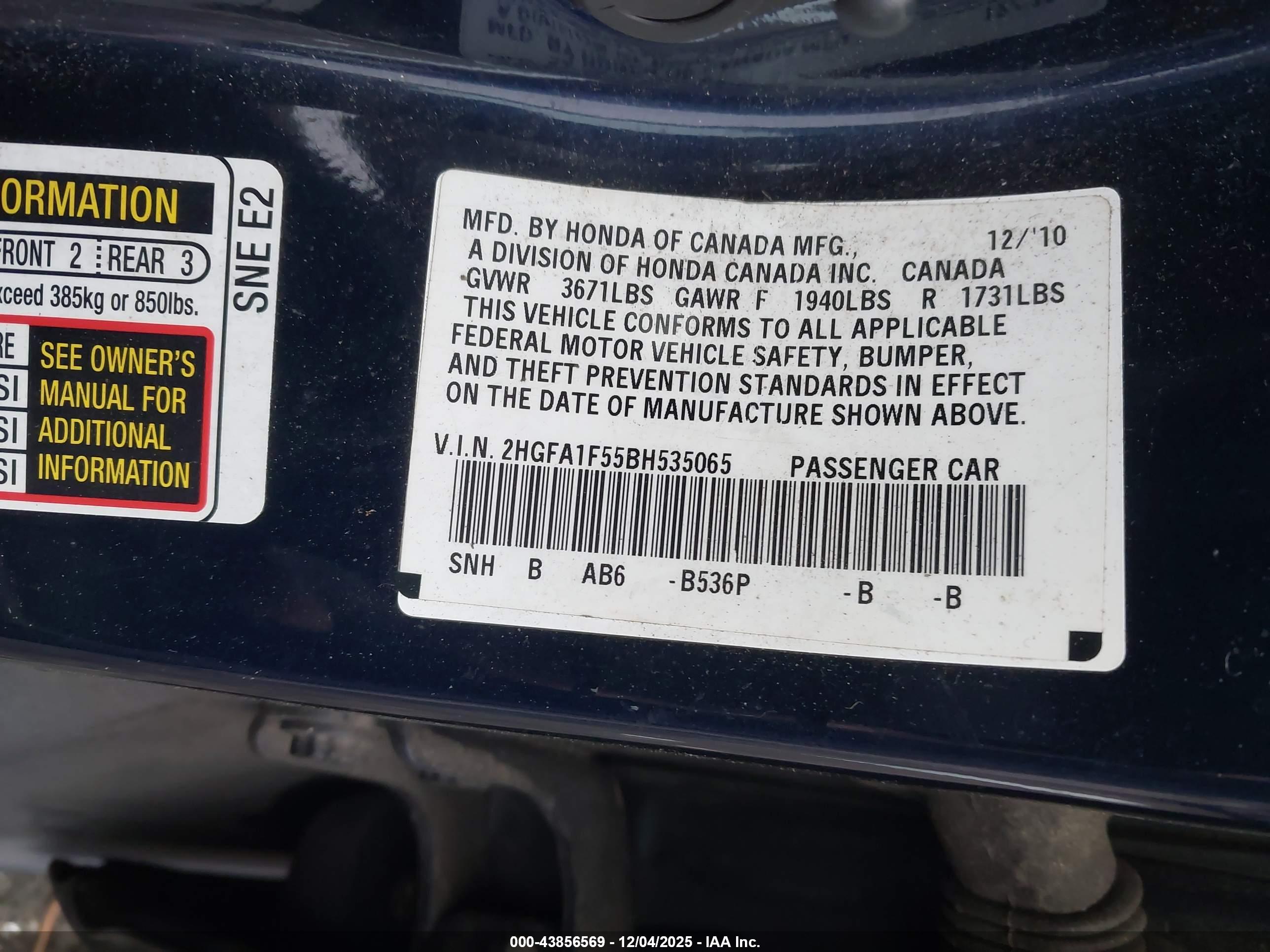HONDA CIVIC image 9