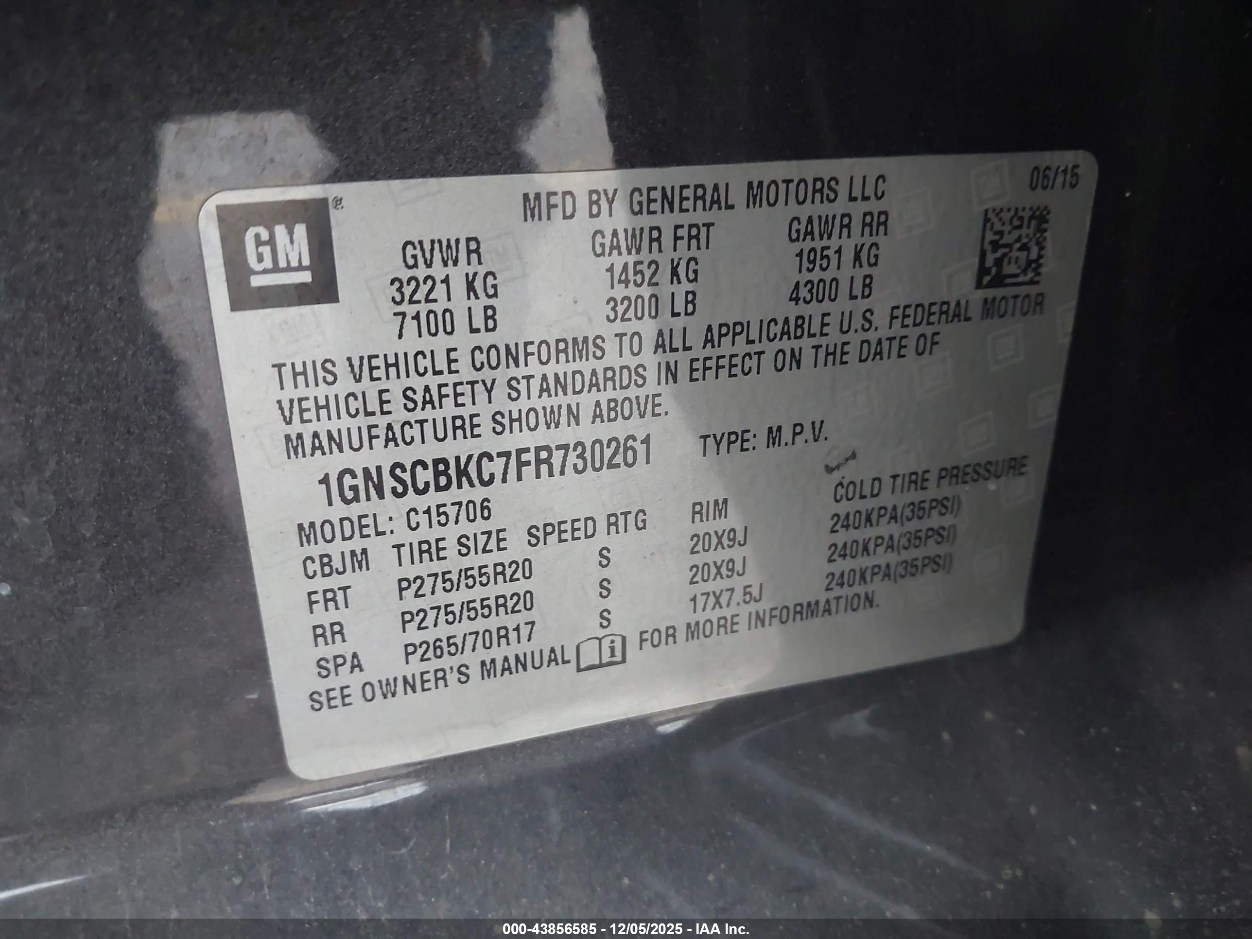 CHEVROLET TAHOE image 9