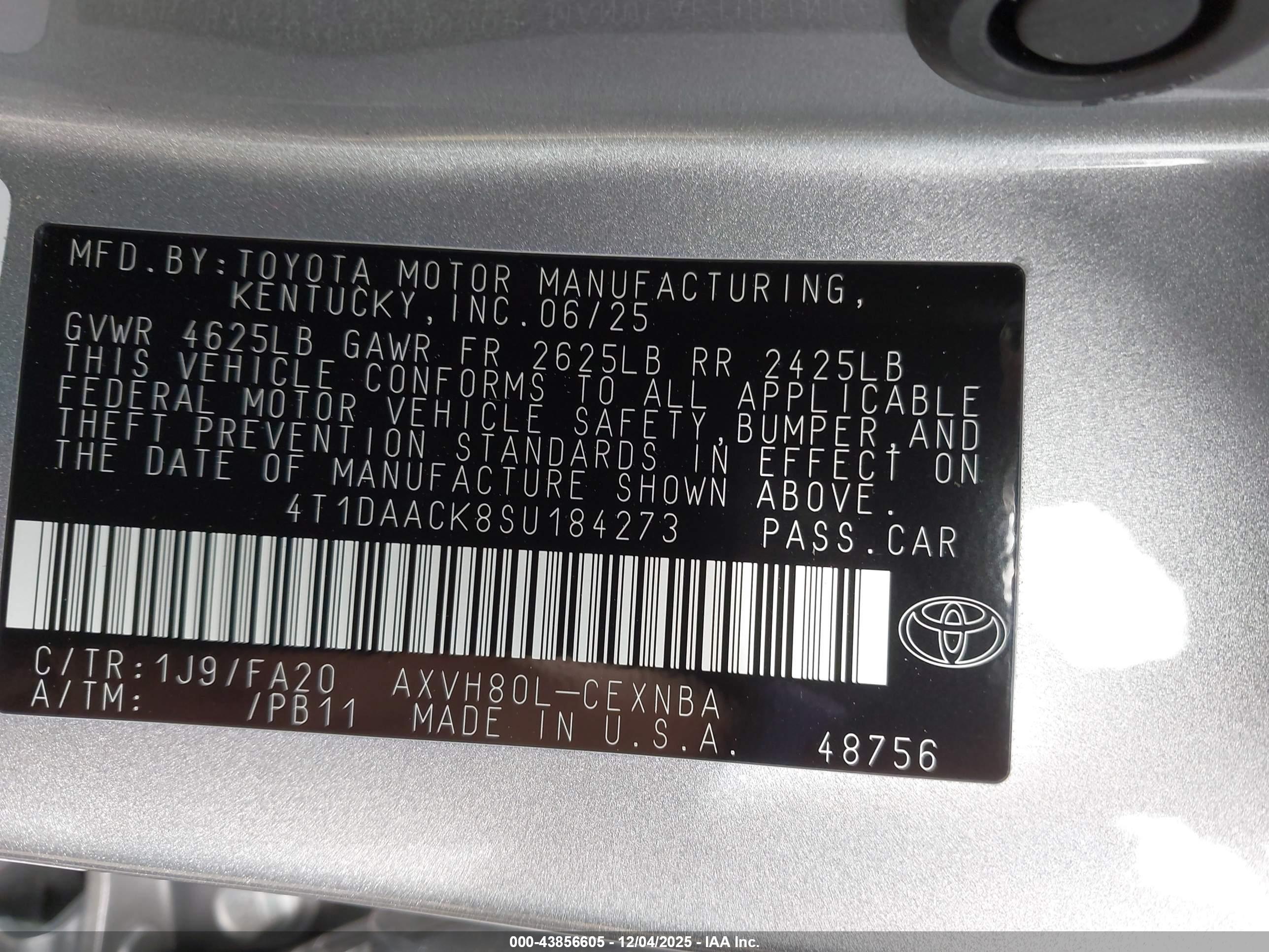 TOYOTA CAMRY image 9