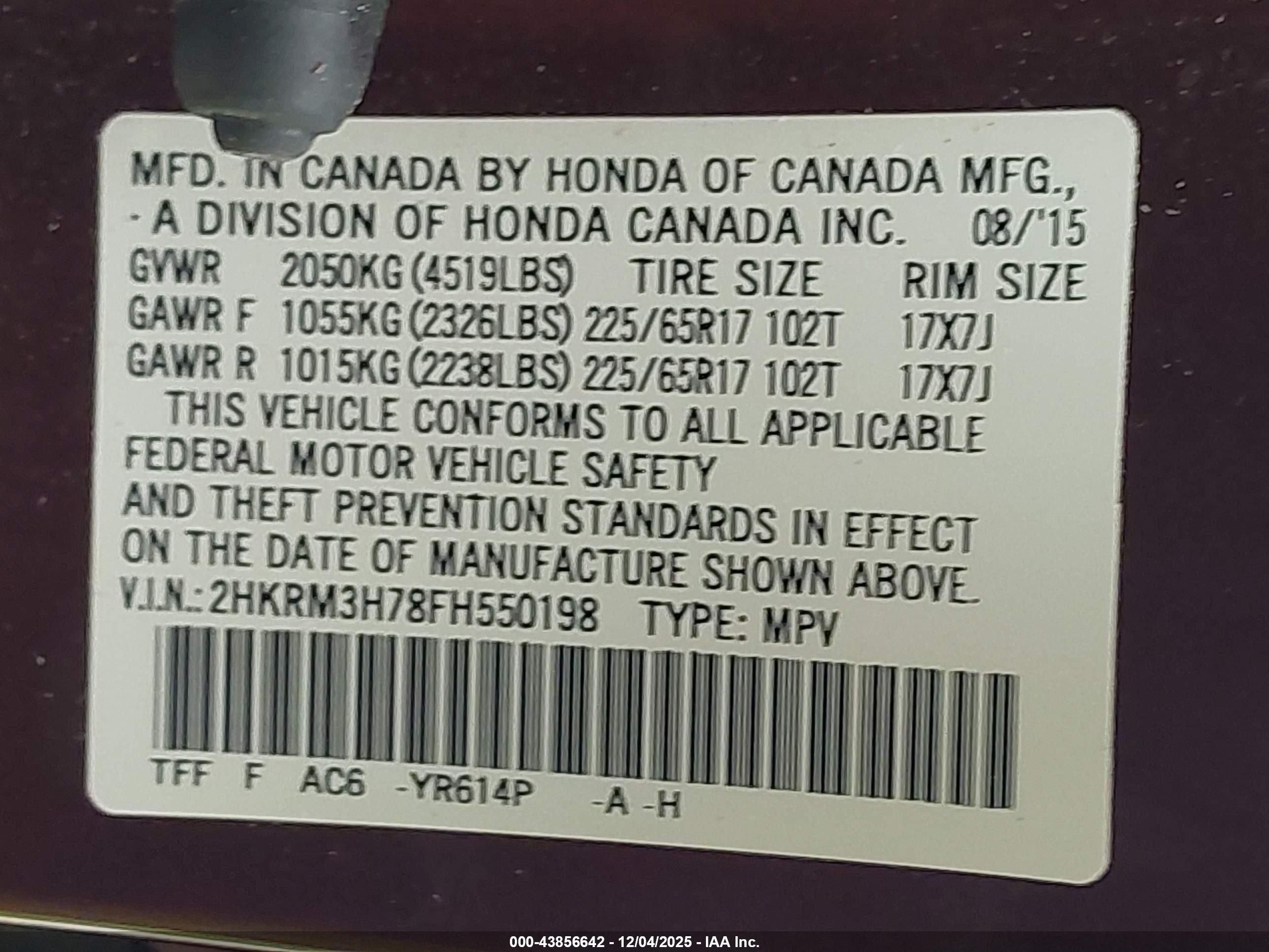 HONDA CR-V image 9
