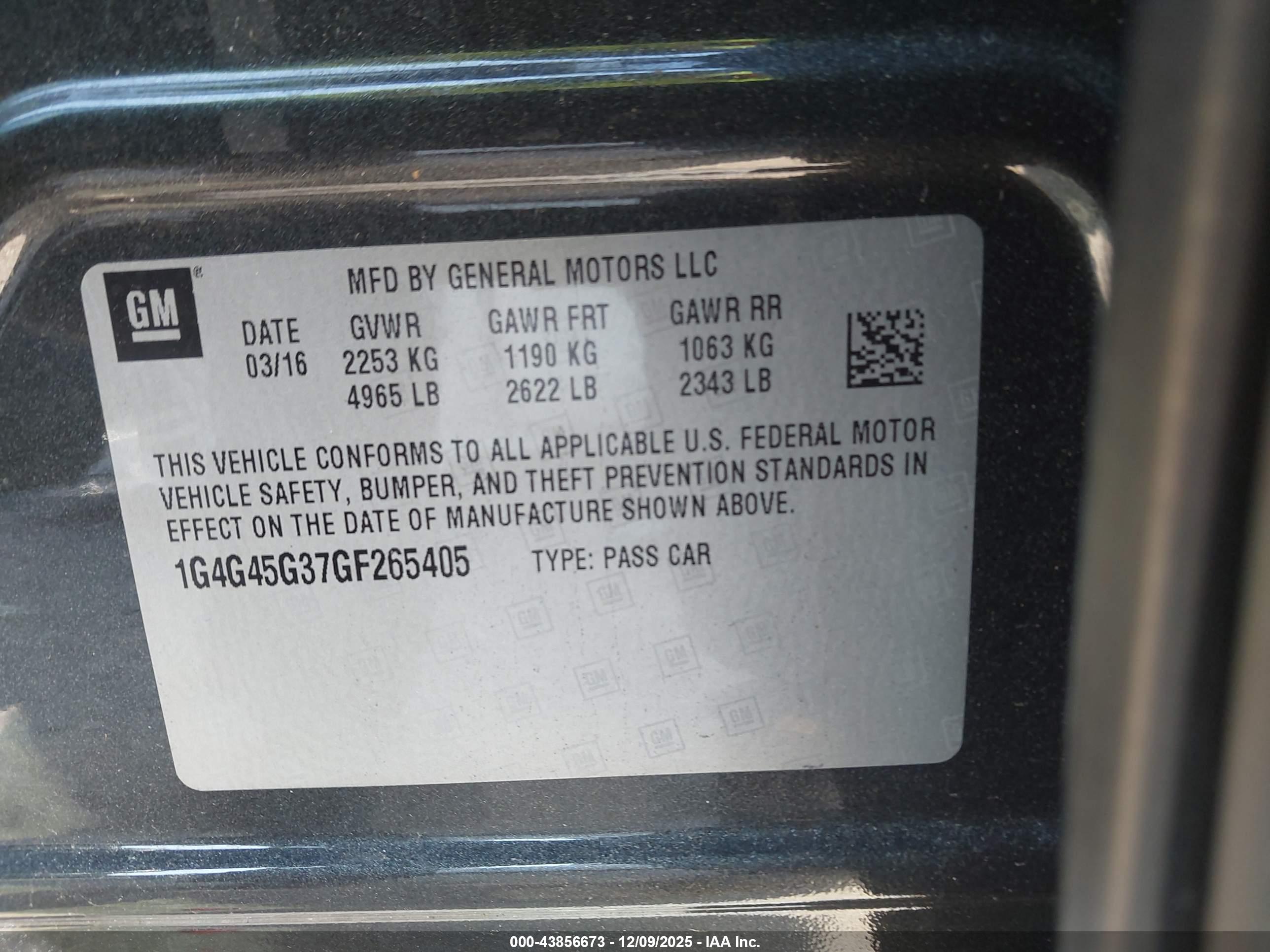 BUICK LACROSSE image 9