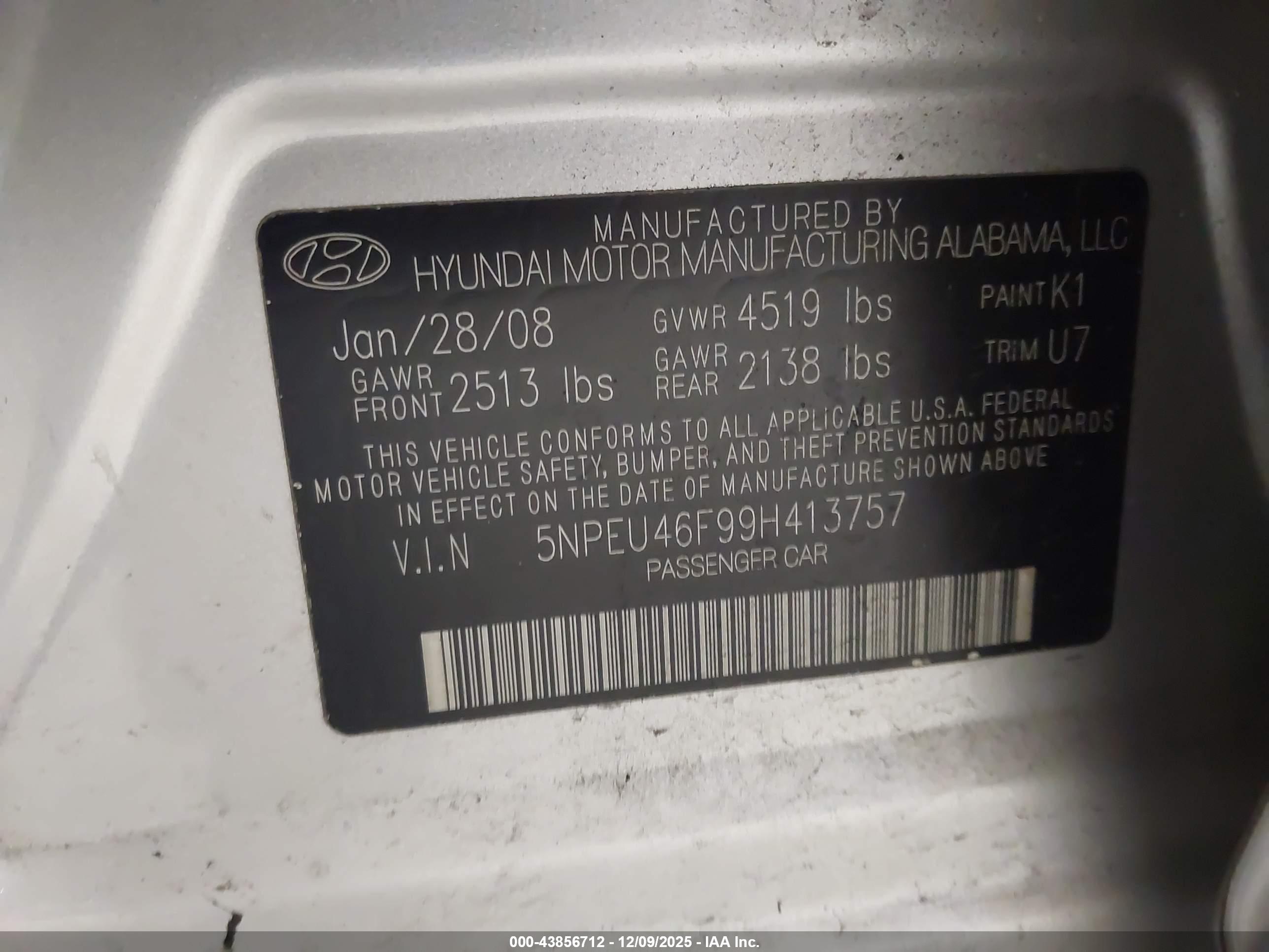 HYUNDAI SONATA image 9