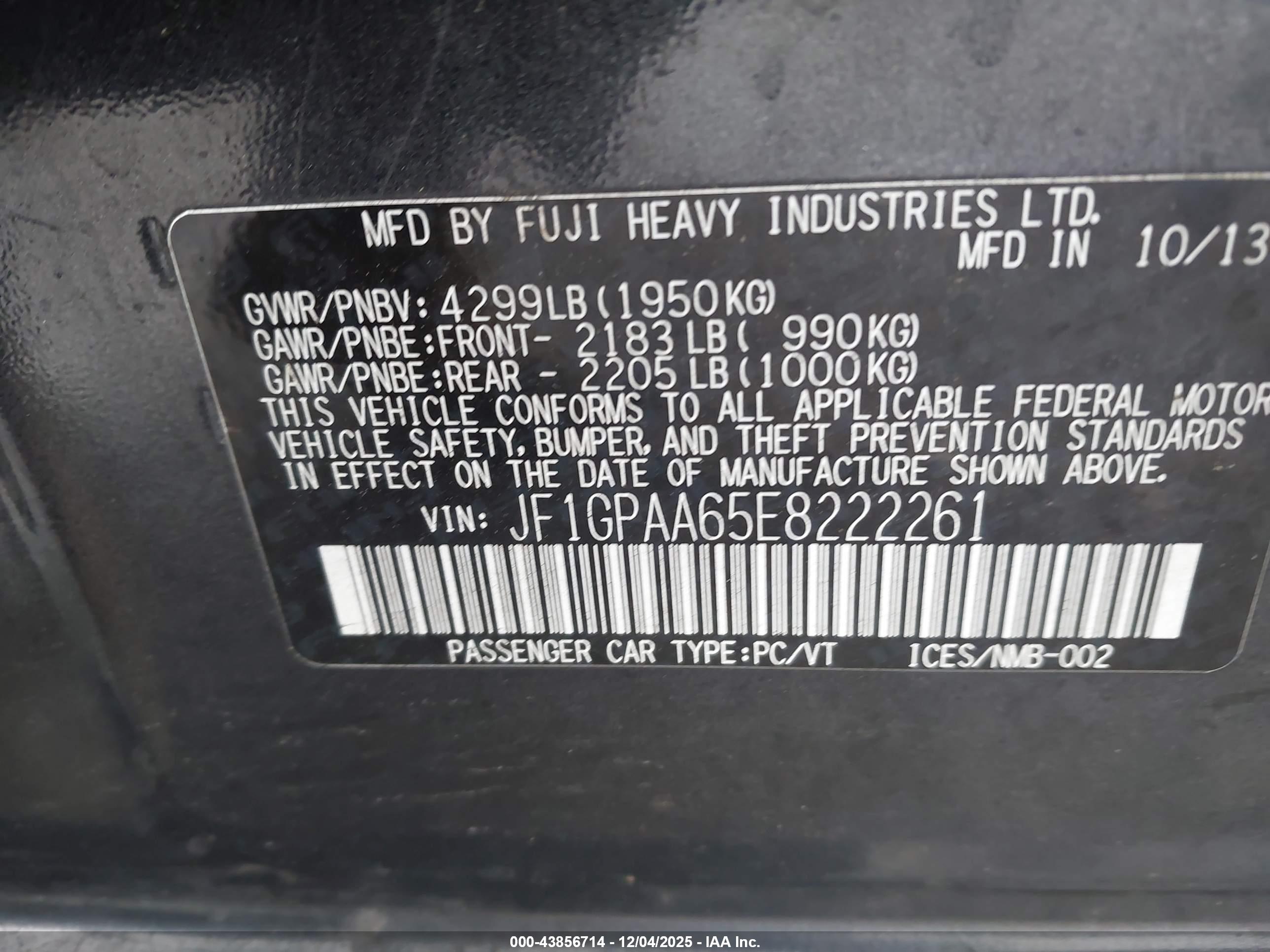 SUBARU IMPREZA image 9