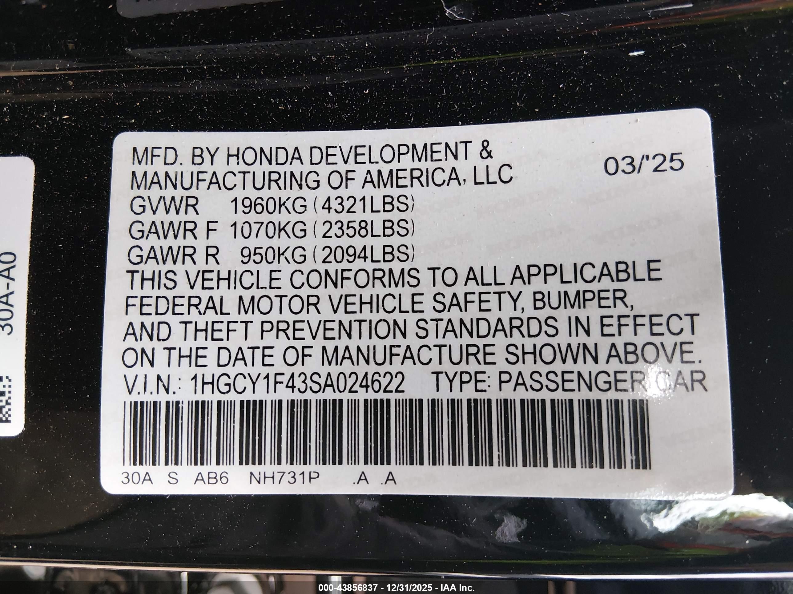 HONDA ACCORD image 9