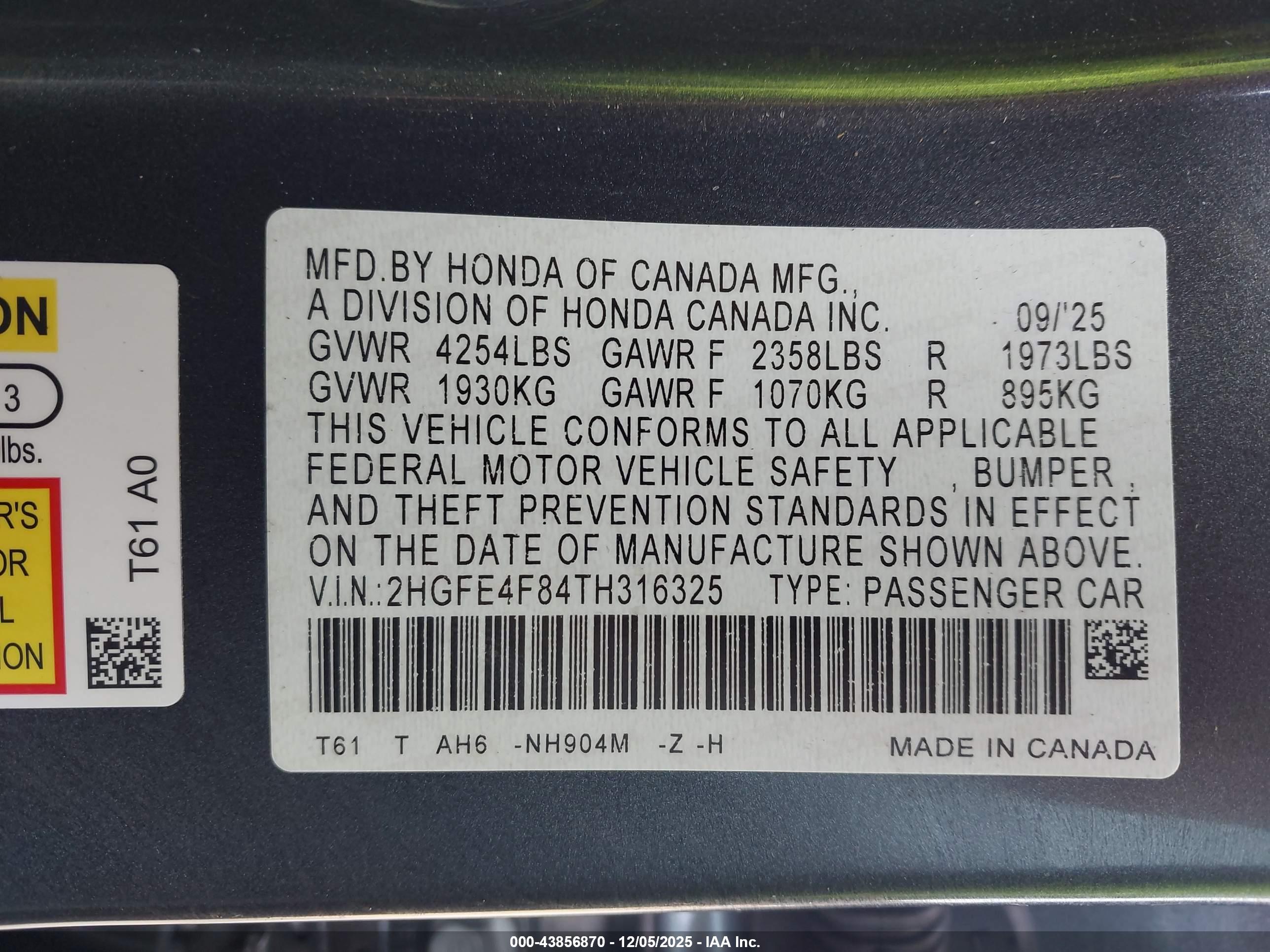 HONDA CIVIC image 9