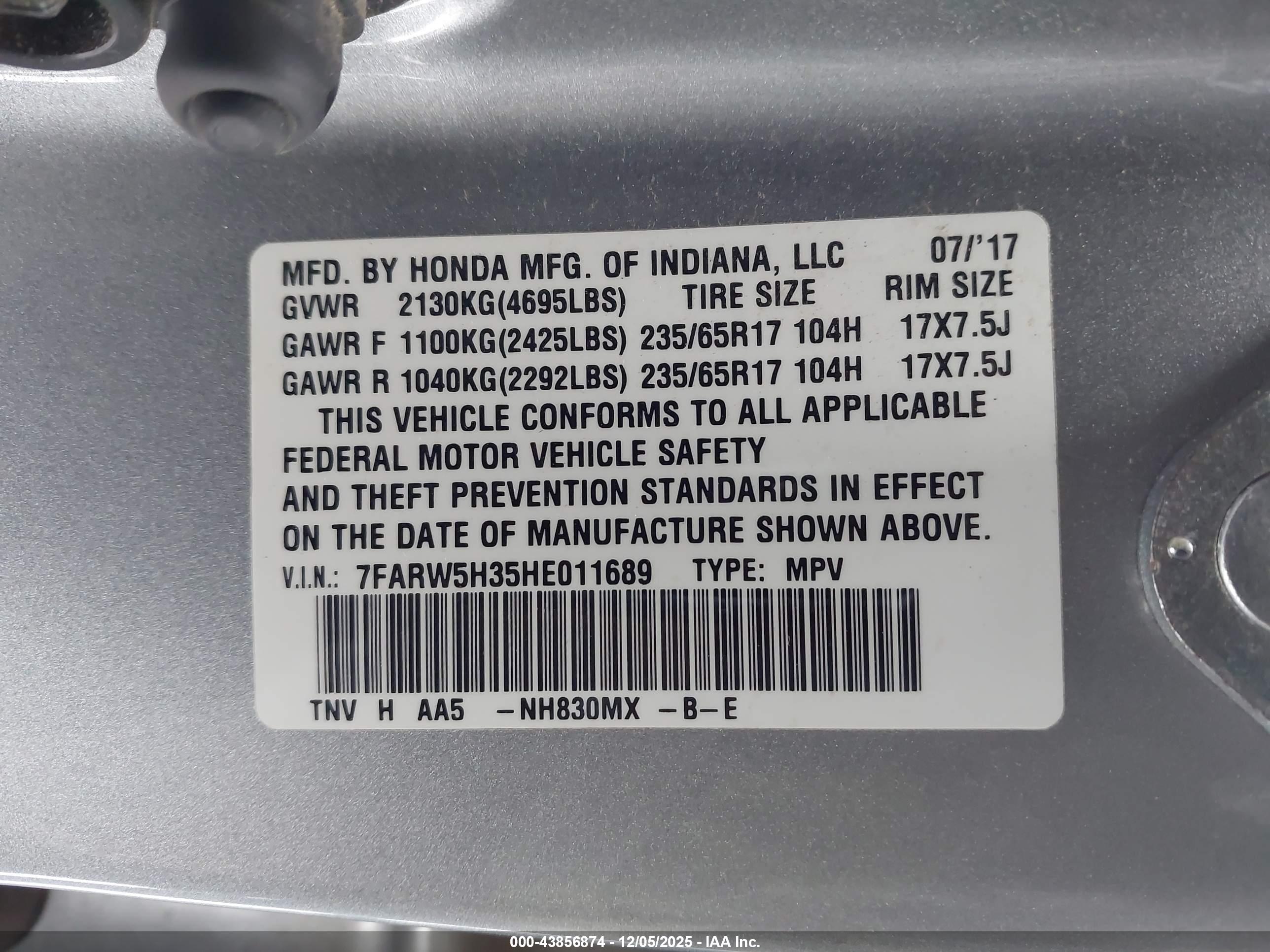 HONDA CR-V image 9