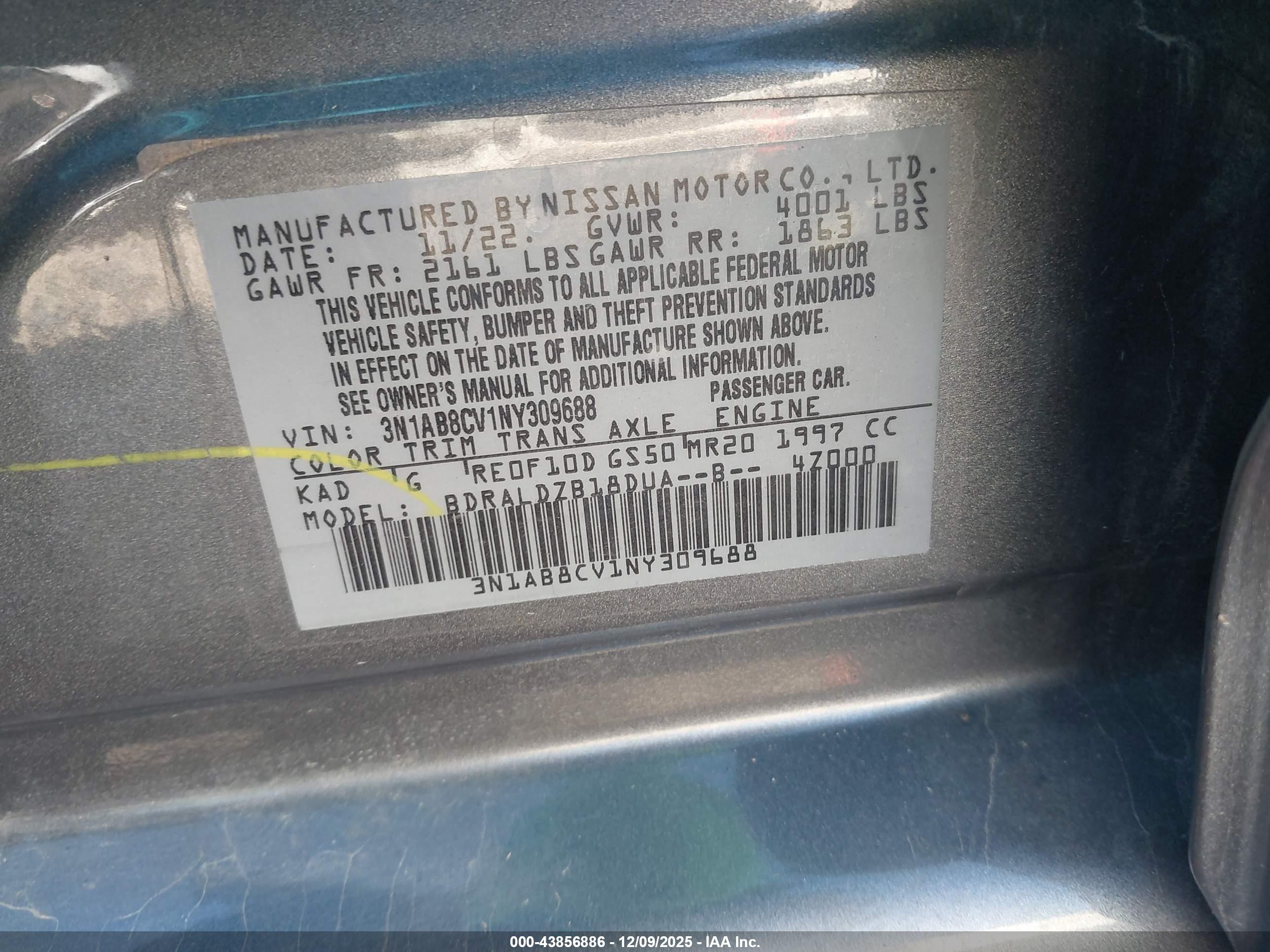 NISSAN SENTRA image 9