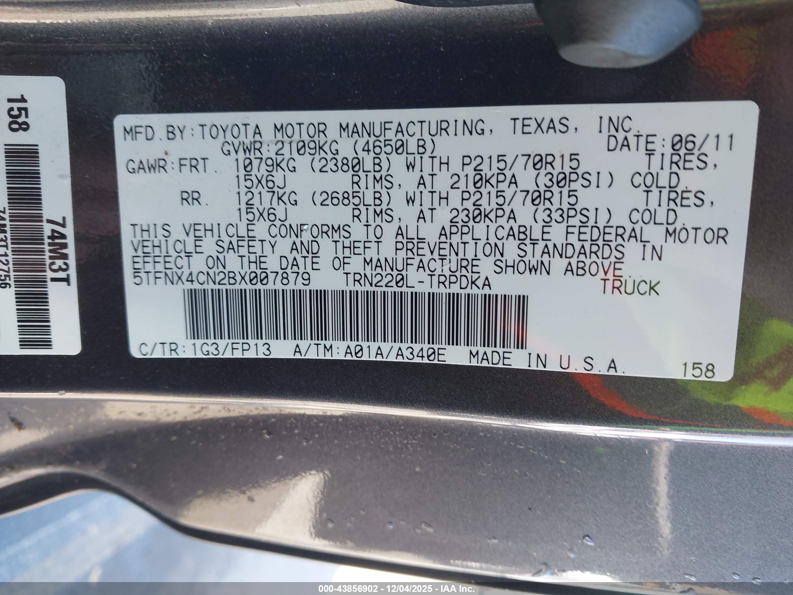 TOYOTA TACOMA image 9
