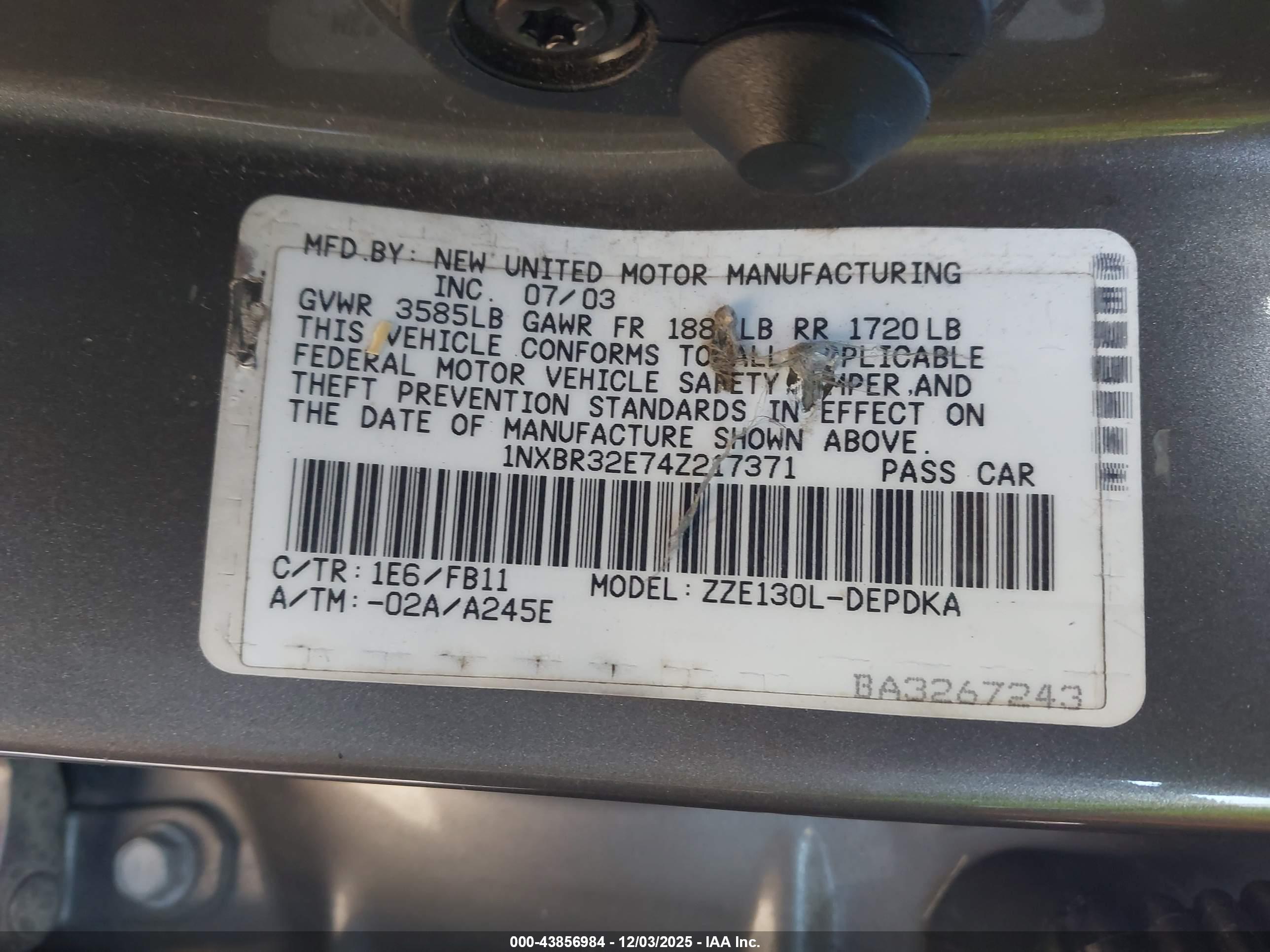 TOYOTA COROLLA image 9